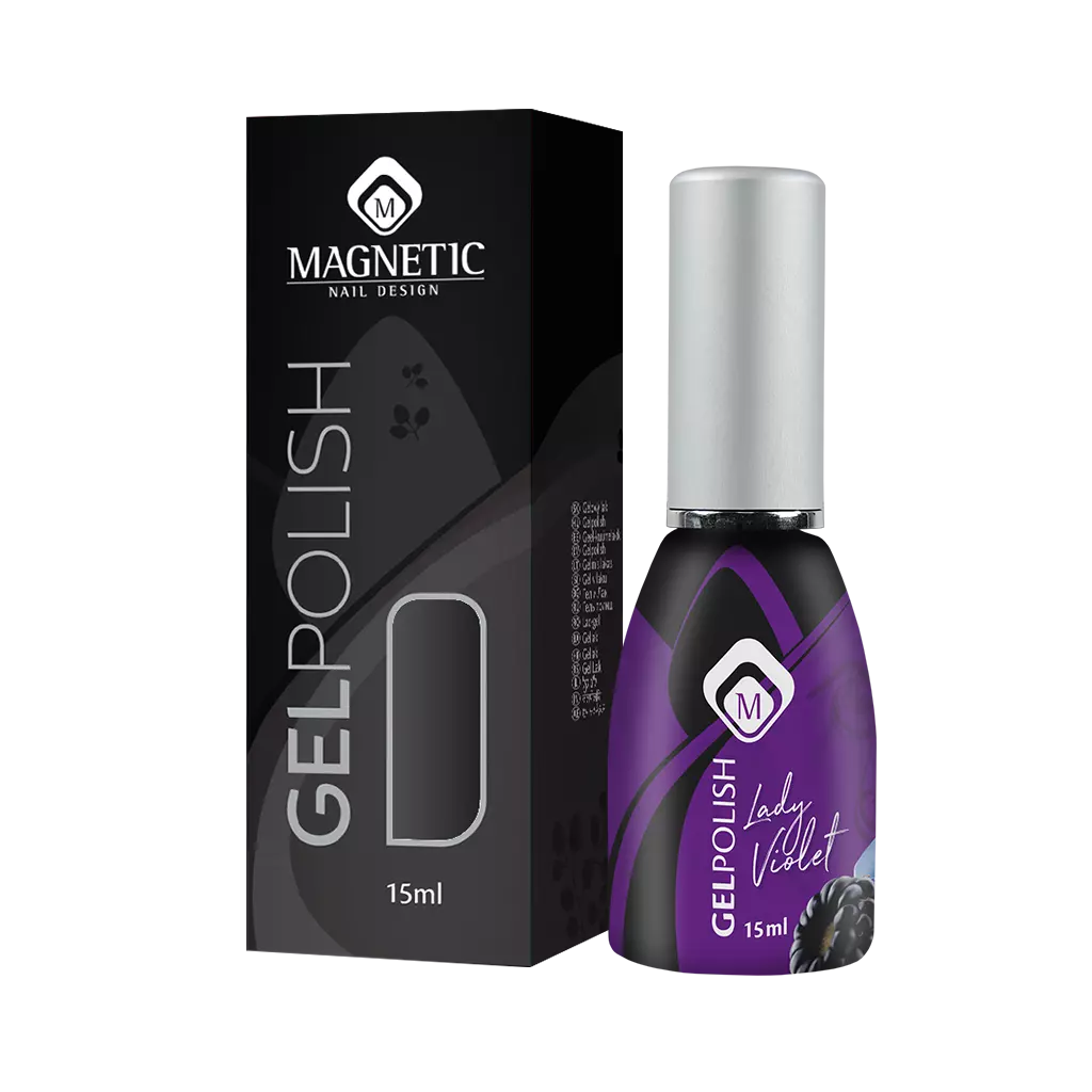 Magnetic Gelpolish Lady Violet 15 ml - Creata Beauty - Professional Beauty Products