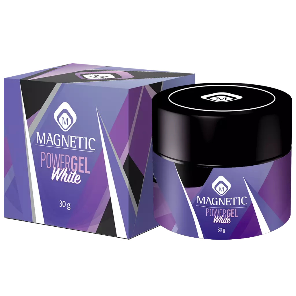 Magnetic PowerGel White 30g - Creata Beauty - Professional Beauty Products