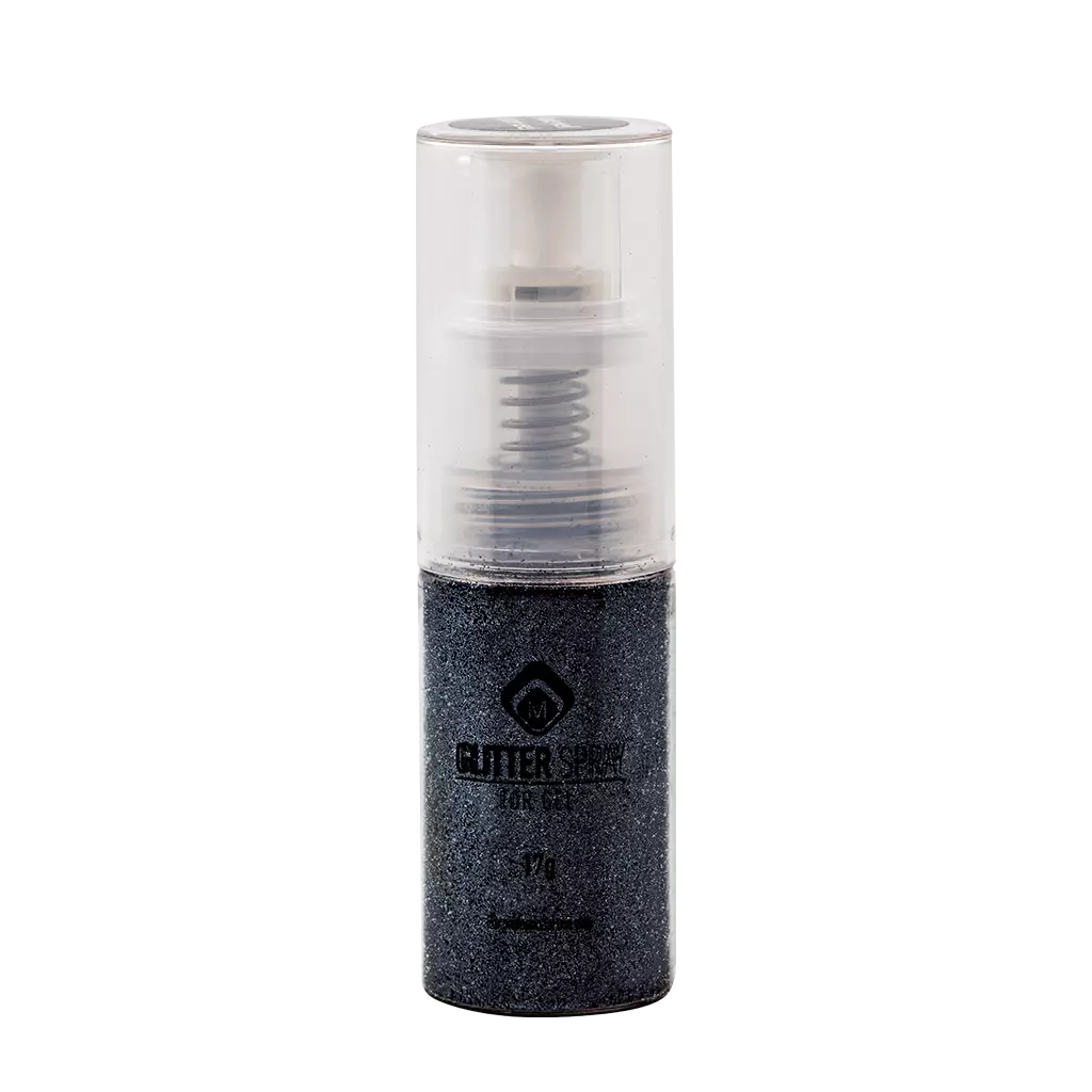 Magnetic Glitter Spray Steel Black 17g - Creata Beauty - Professional Beauty Products