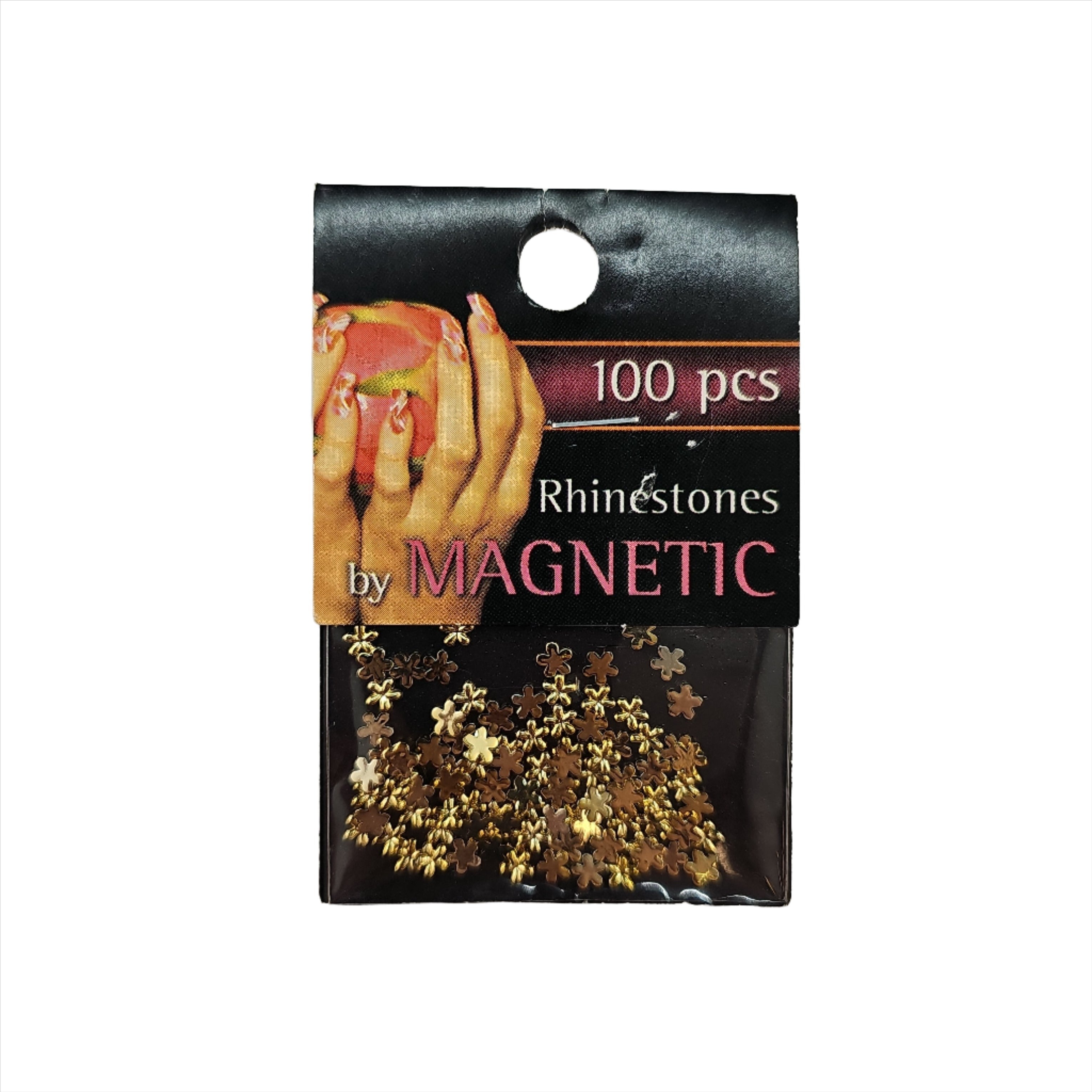 Magnetic Flower Gold 100 pcs - Creata Beauty - Professional Beauty Products