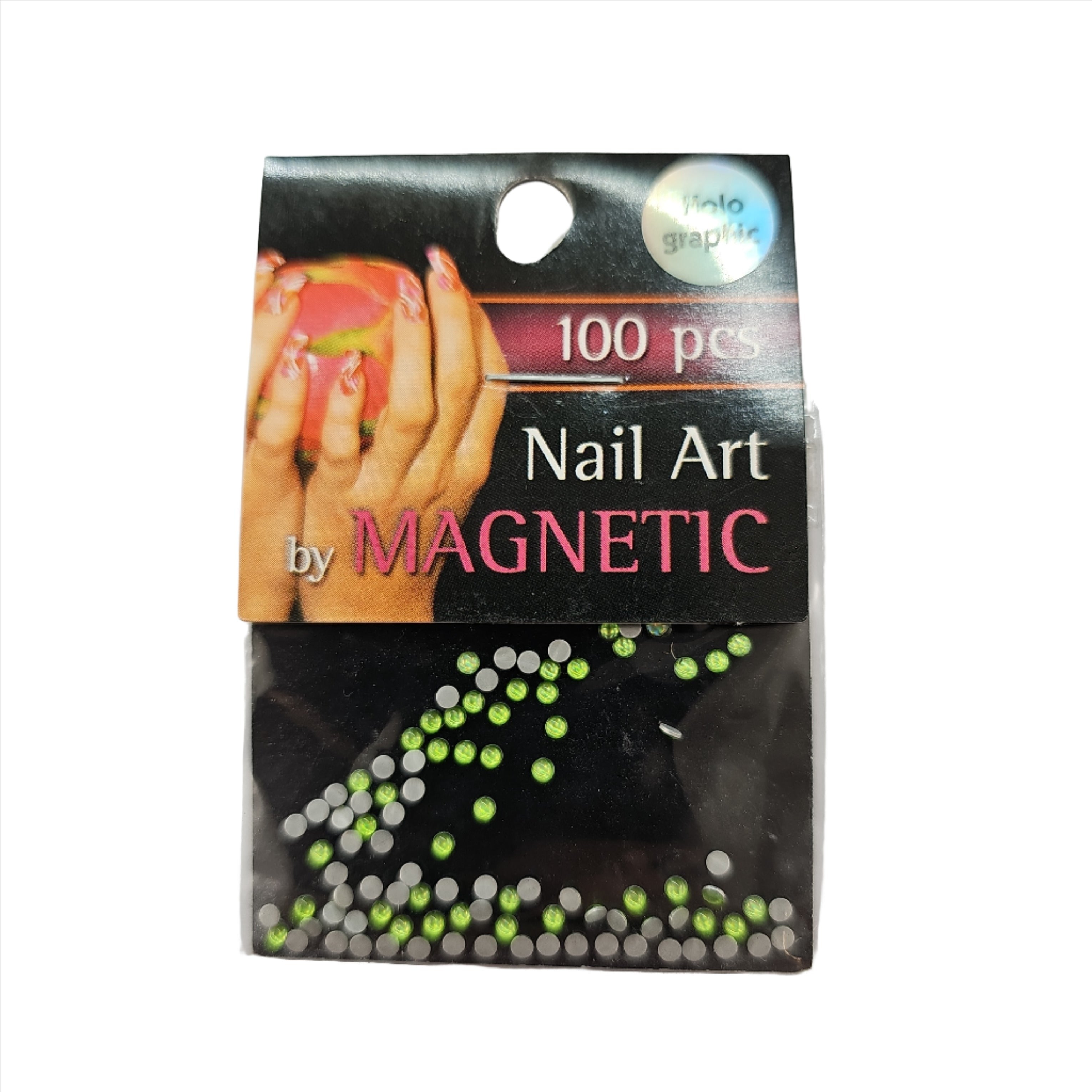 Magnetic Hologram Rhinestones Green small - Creata Beauty - Professional Beauty Products