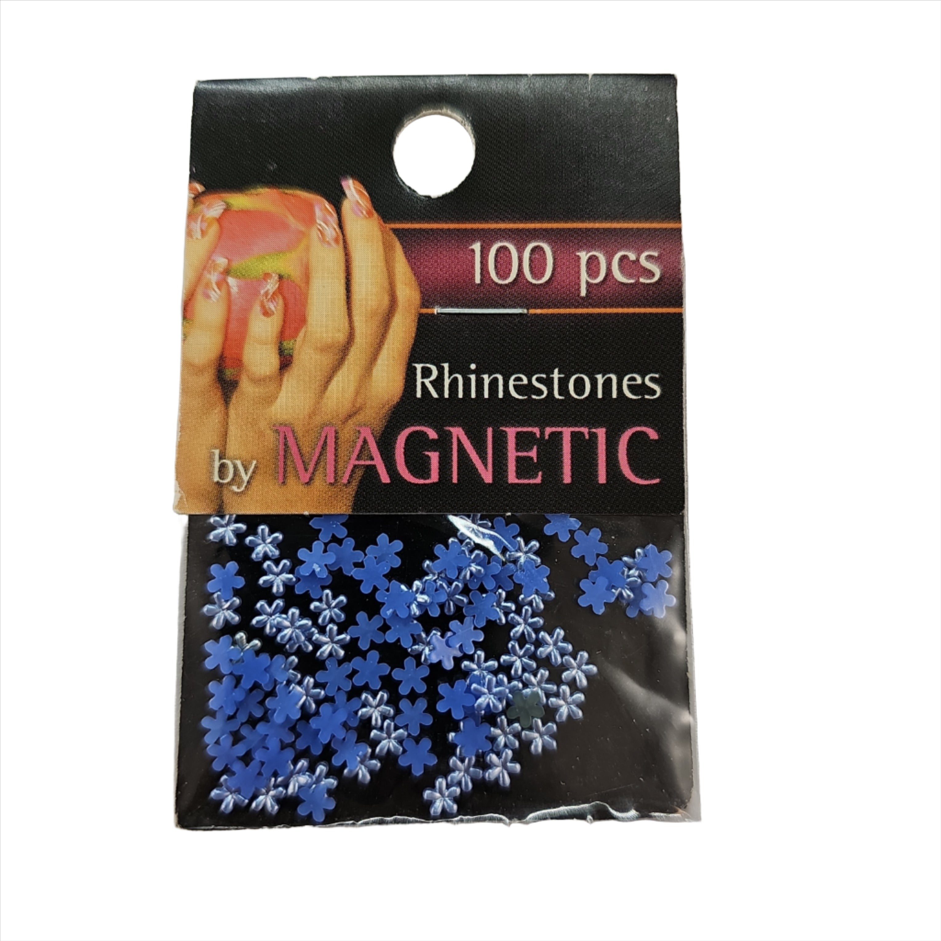 Magnetic Flower Pearl Dark Blue 100 pcs - Creata Beauty - Professional Beauty Products