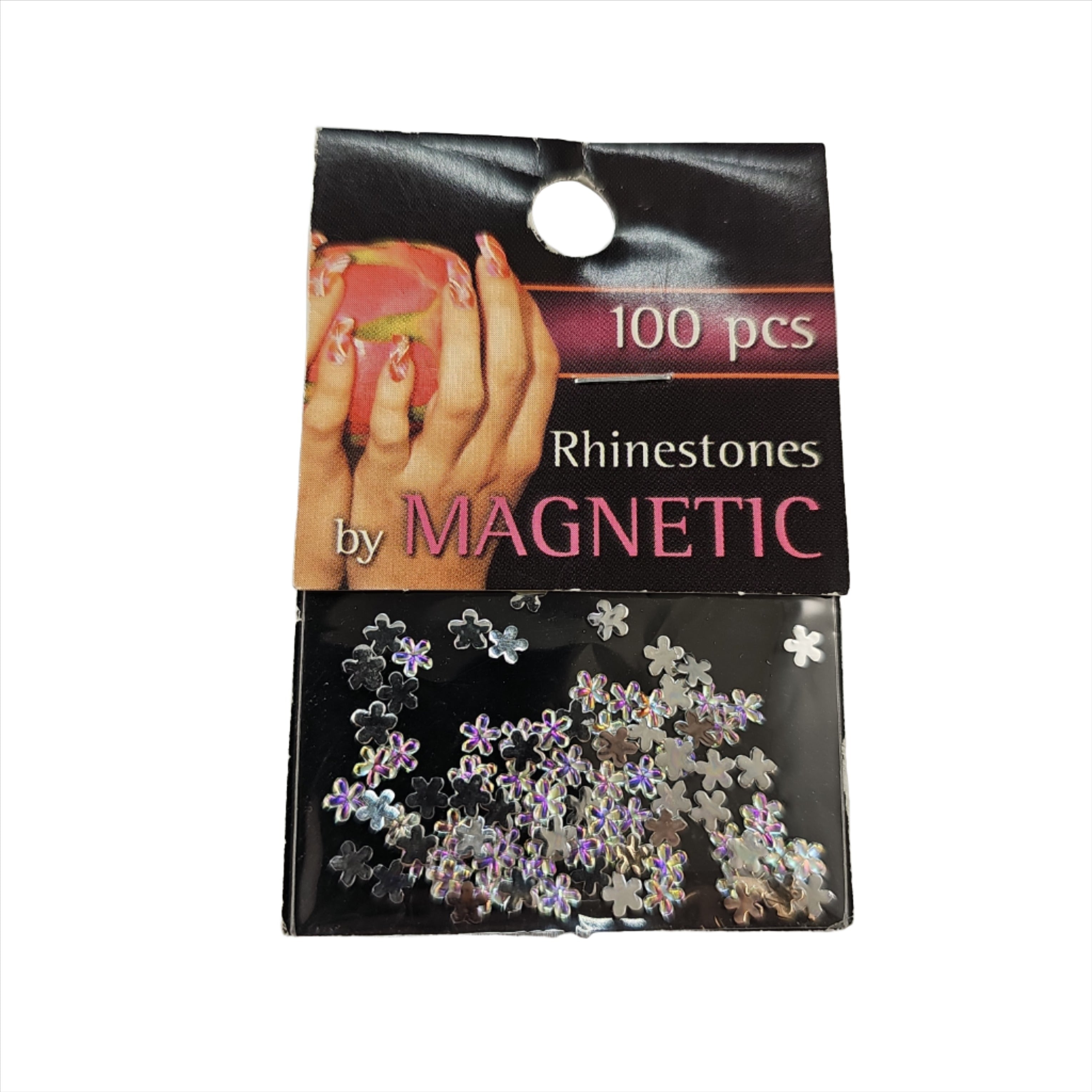 Magnetic Flower Clear Ice 100 pcs - Creata Beauty - Professional Beauty Products