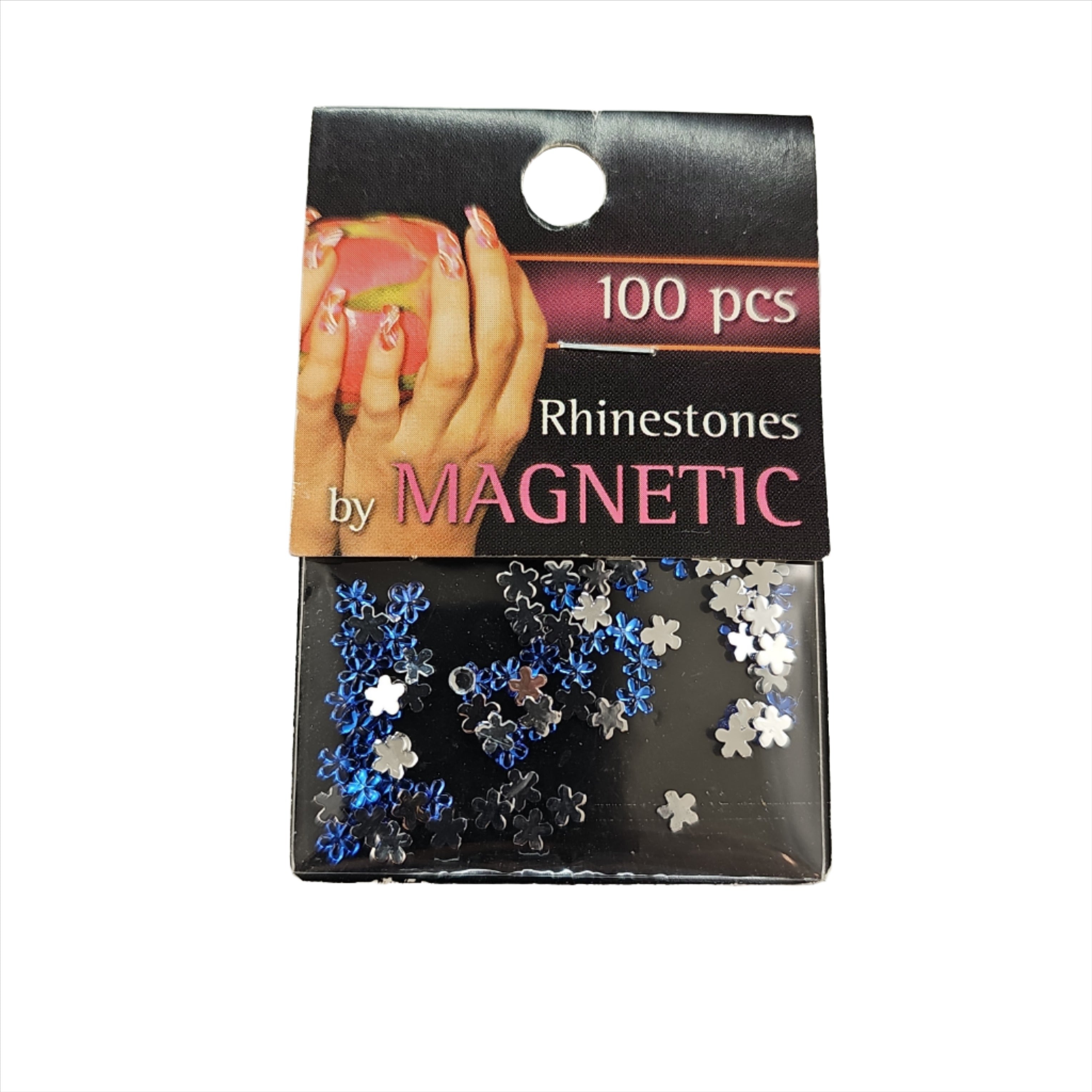 Magnetic Flower Dark Blue 100 pcs - Creata Beauty - Professional Beauty Products