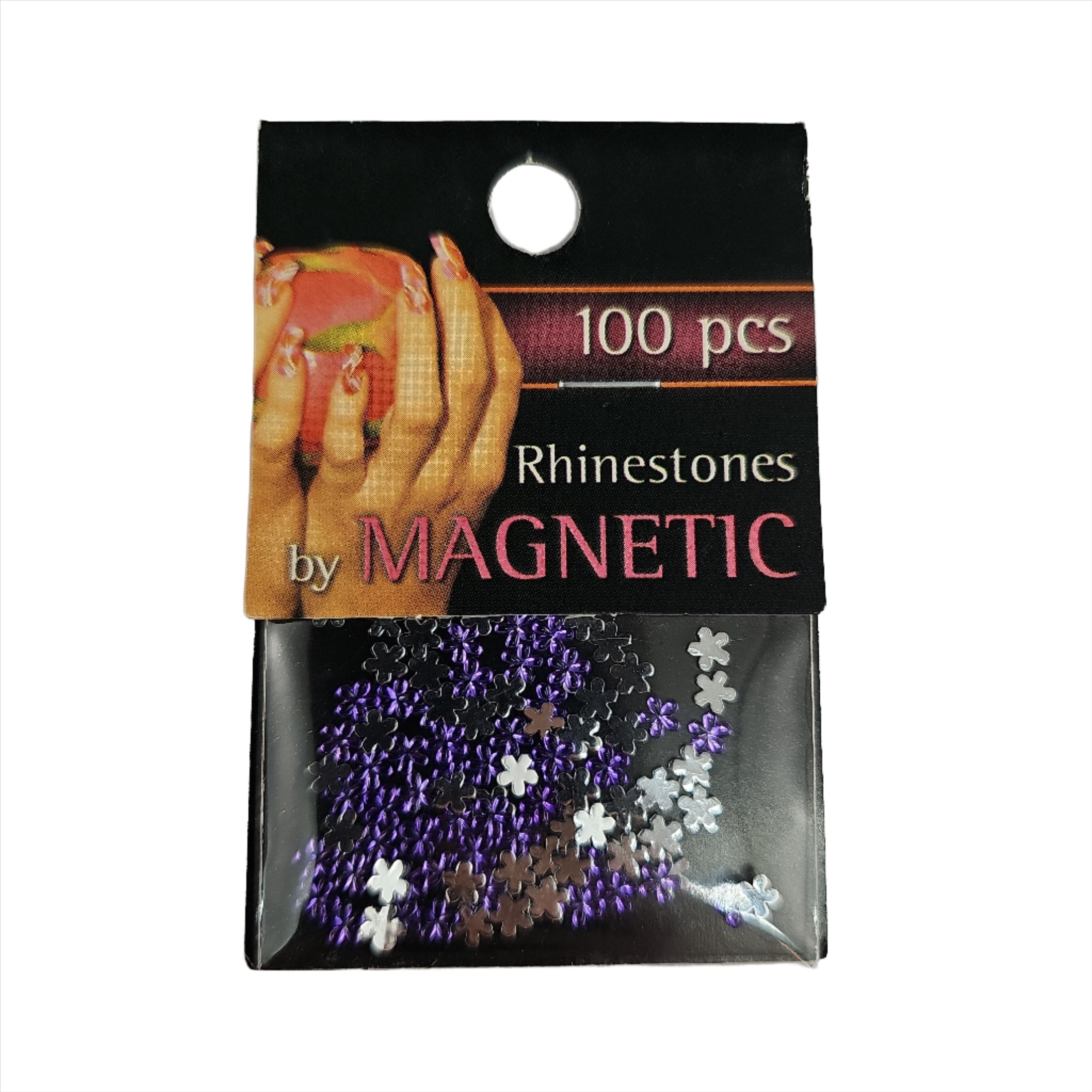 Magnetic Flower Purple 100 pcs - Creata Beauty - Professional Beauty Products