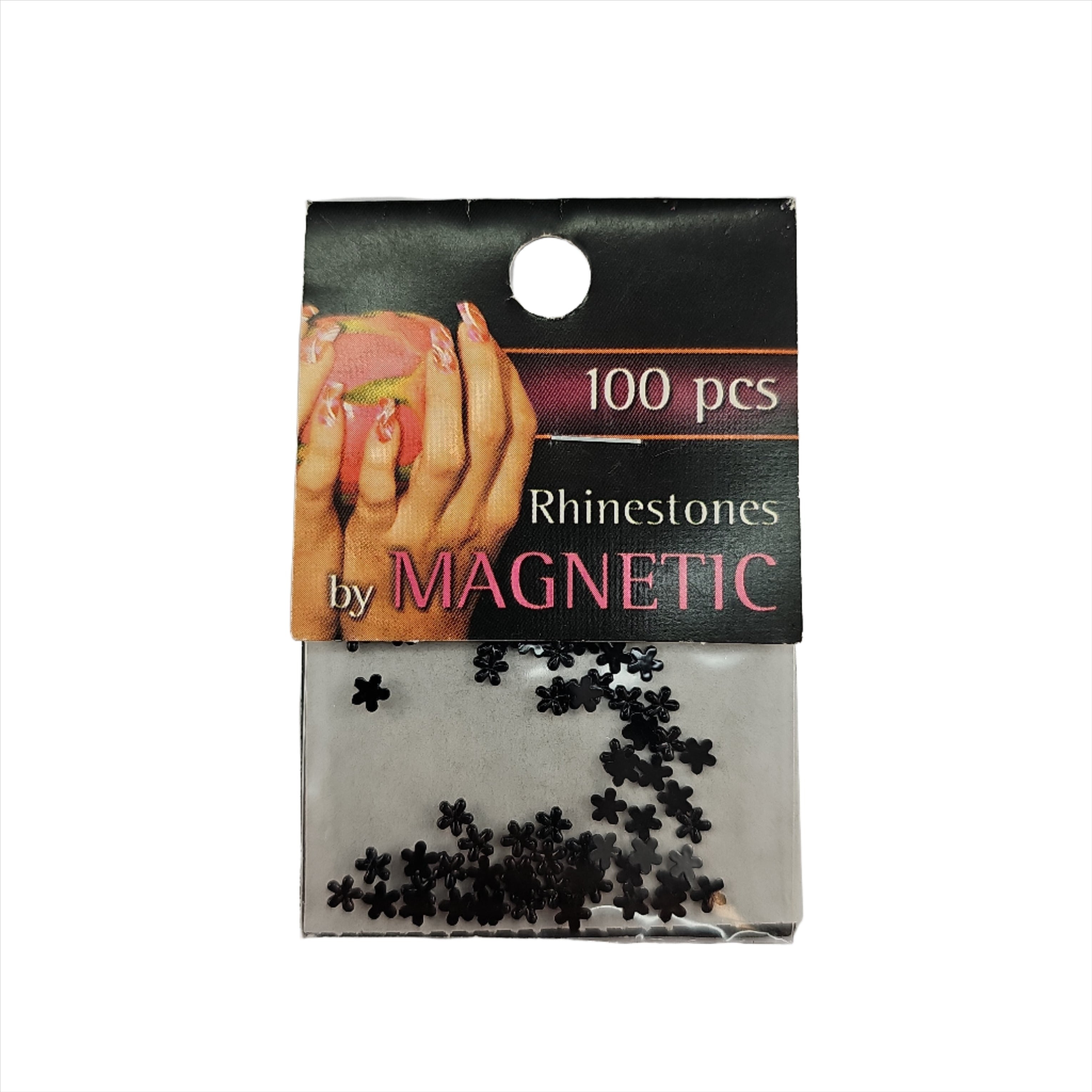 Magnetic Flower Black 100 pcs - Creata Beauty - Professional Beauty Products