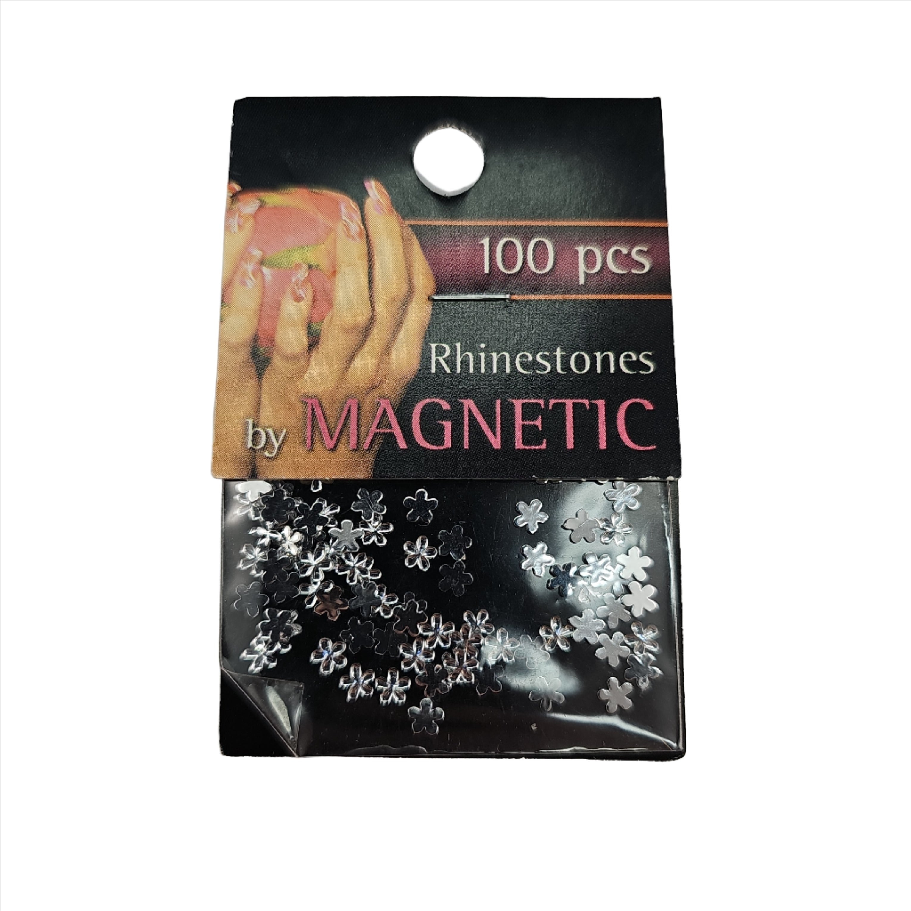 Magnetic Flower Clear 100 pcs - Creata Beauty - Professional Beauty Products