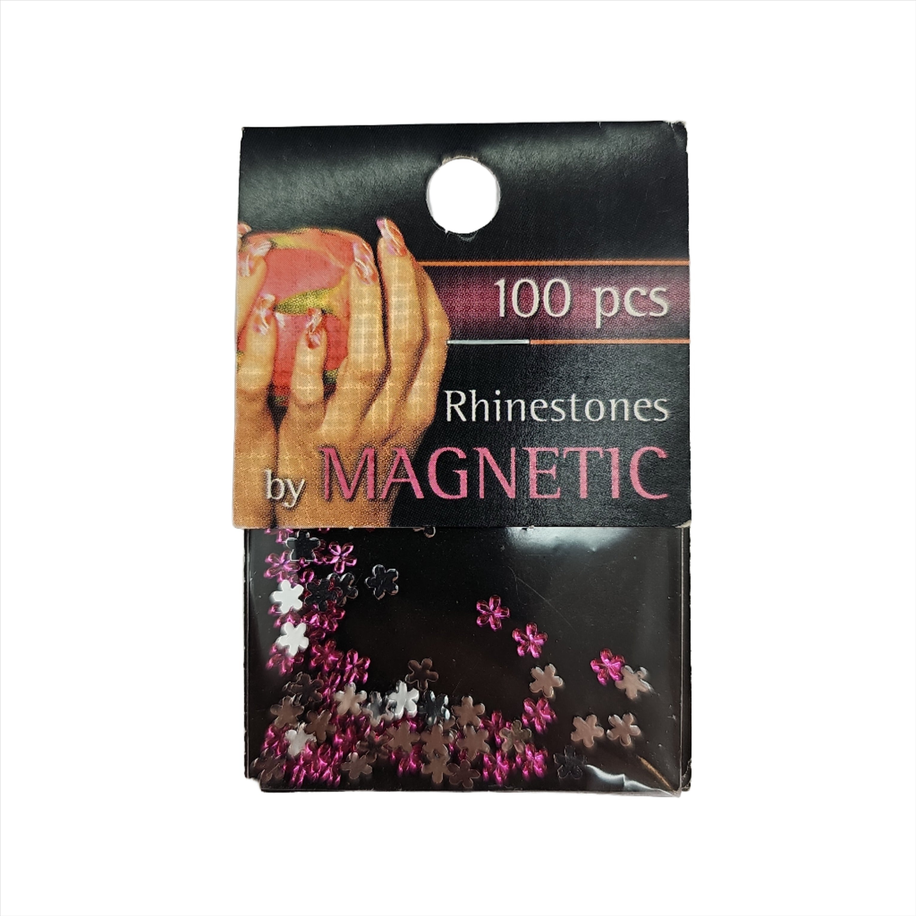 Magnetic Flower Pink 100 pcs - Creata Beauty - Professional Beauty Products