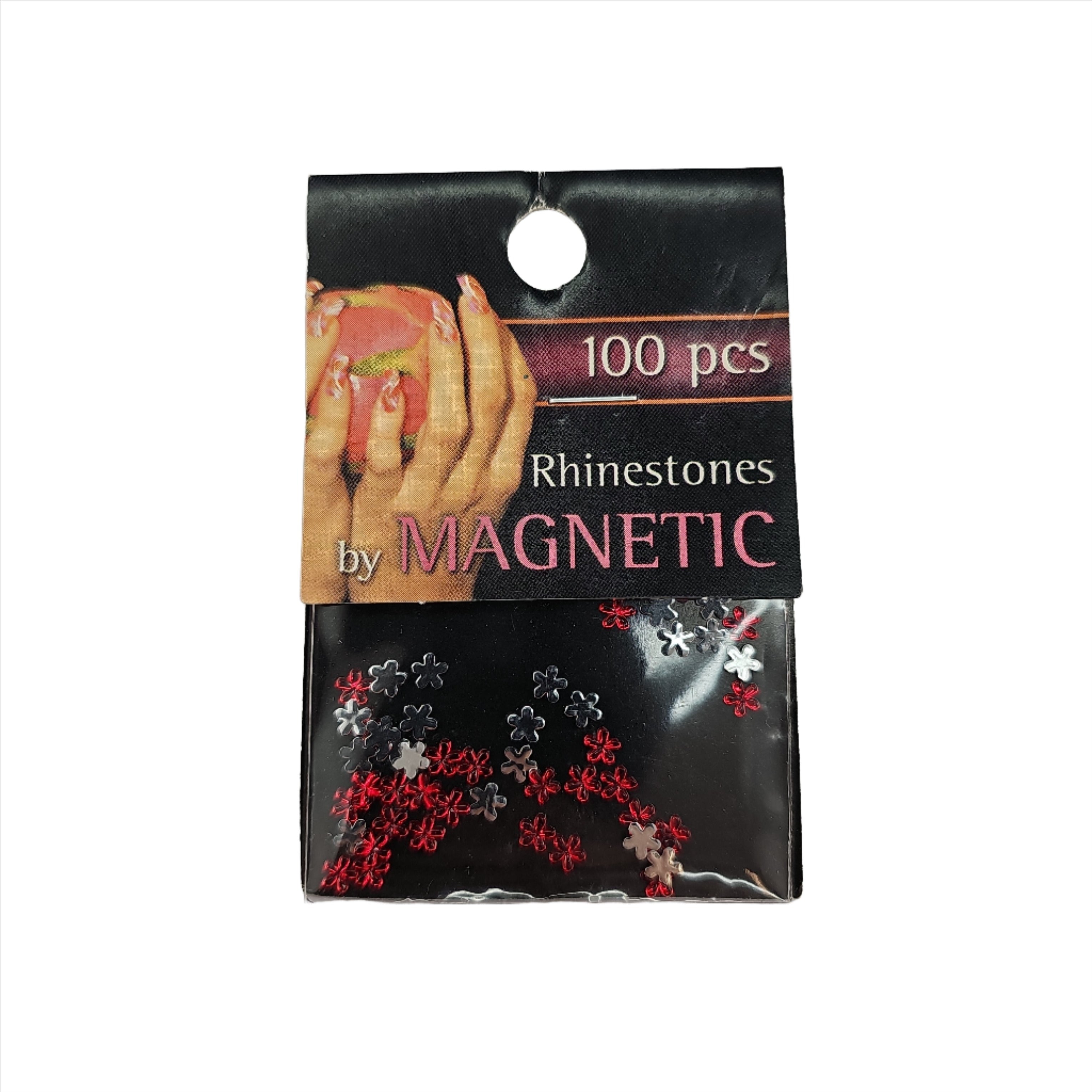 Magnetic Flower Red 100 pcs - Creata Beauty - Professional Beauty Products