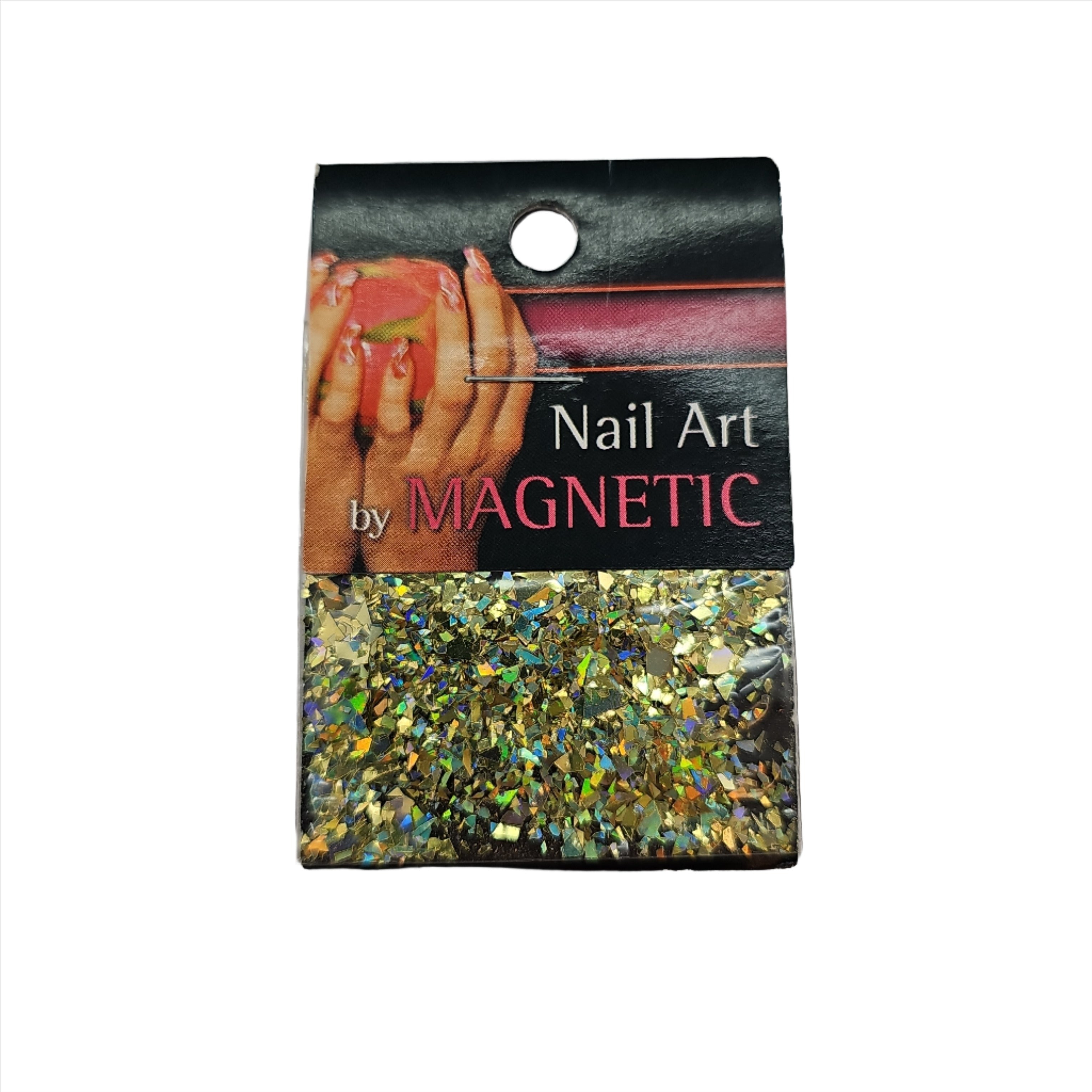 Magnetic Crunch Gold Nail Art - Creata Beauty - Professional Beauty Products