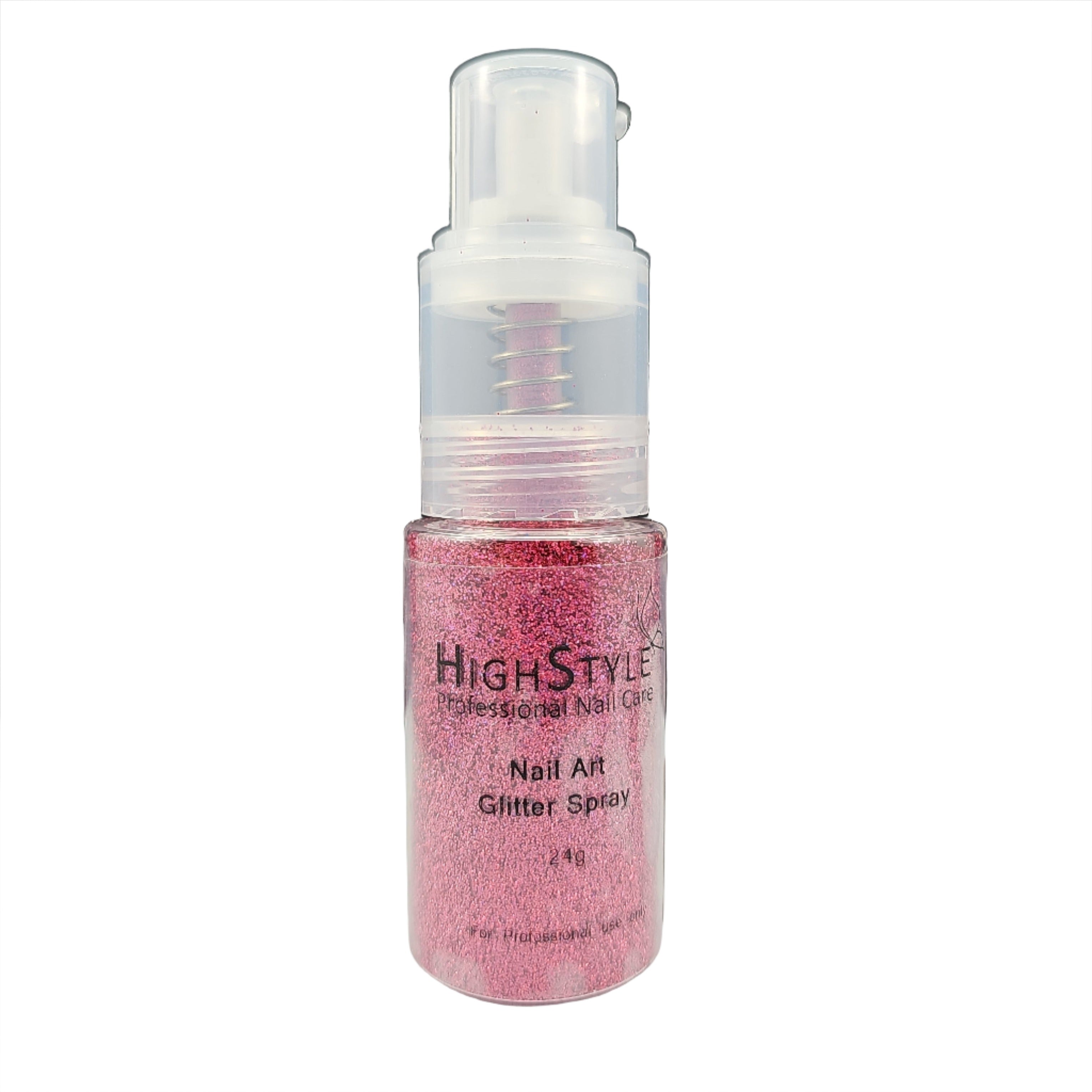 High Style Nail Art Glitter Spray Hologram Magenta coarse 24g - Creata Beauty - Professional Beauty Products