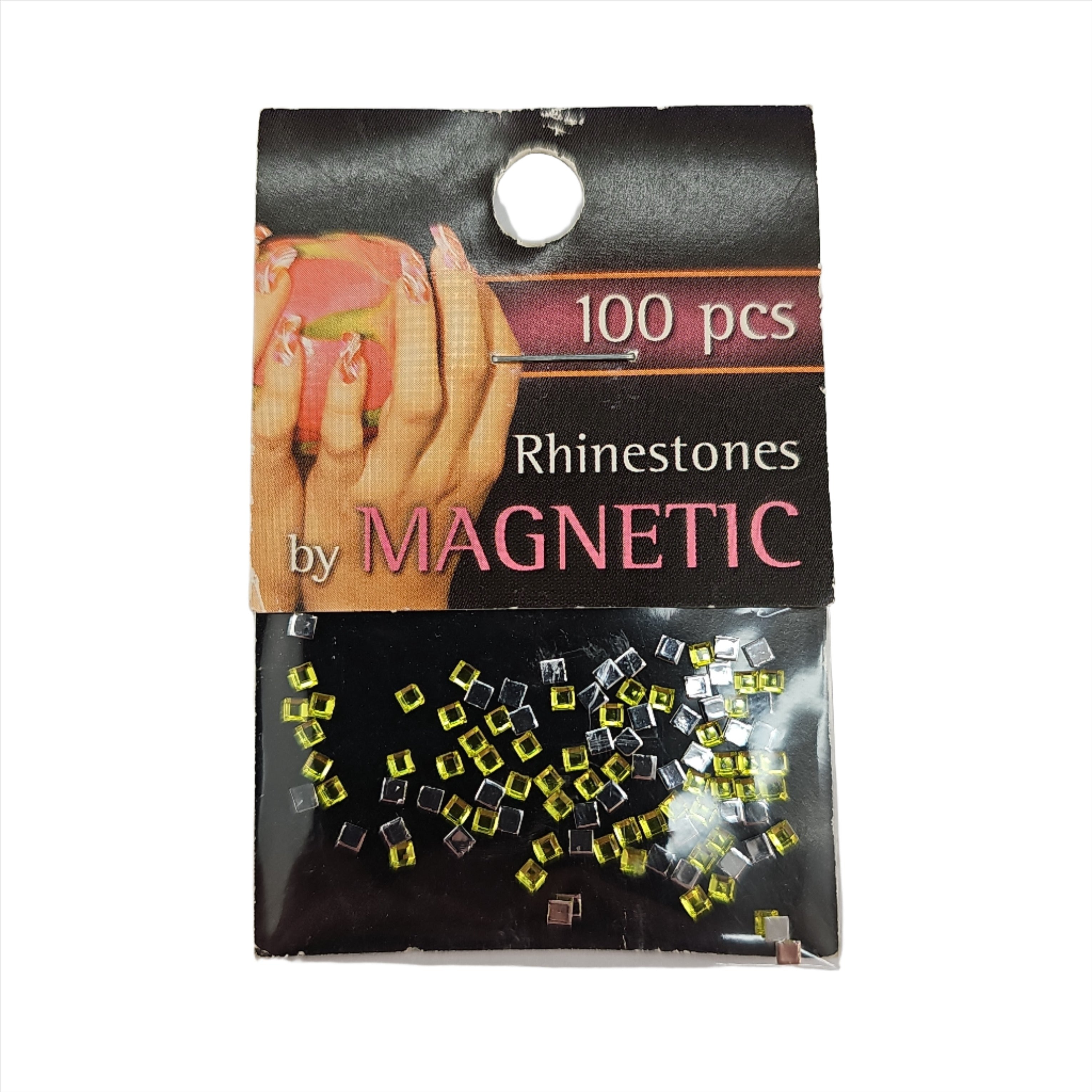 Magnetic Square Yellow 100 pcs - Creata Beauty - Professional Beauty Products