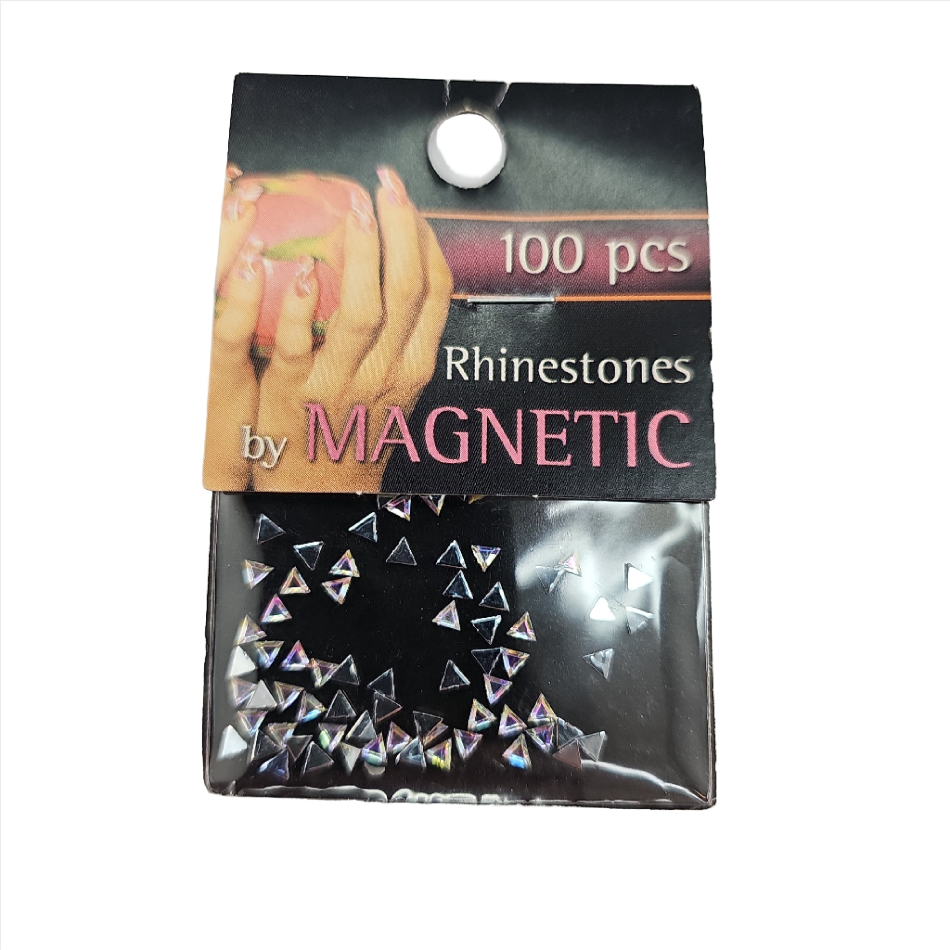 Magnetic Triangle Clear Ice 100 pcs - Creata Beauty - Professional Beauty Products