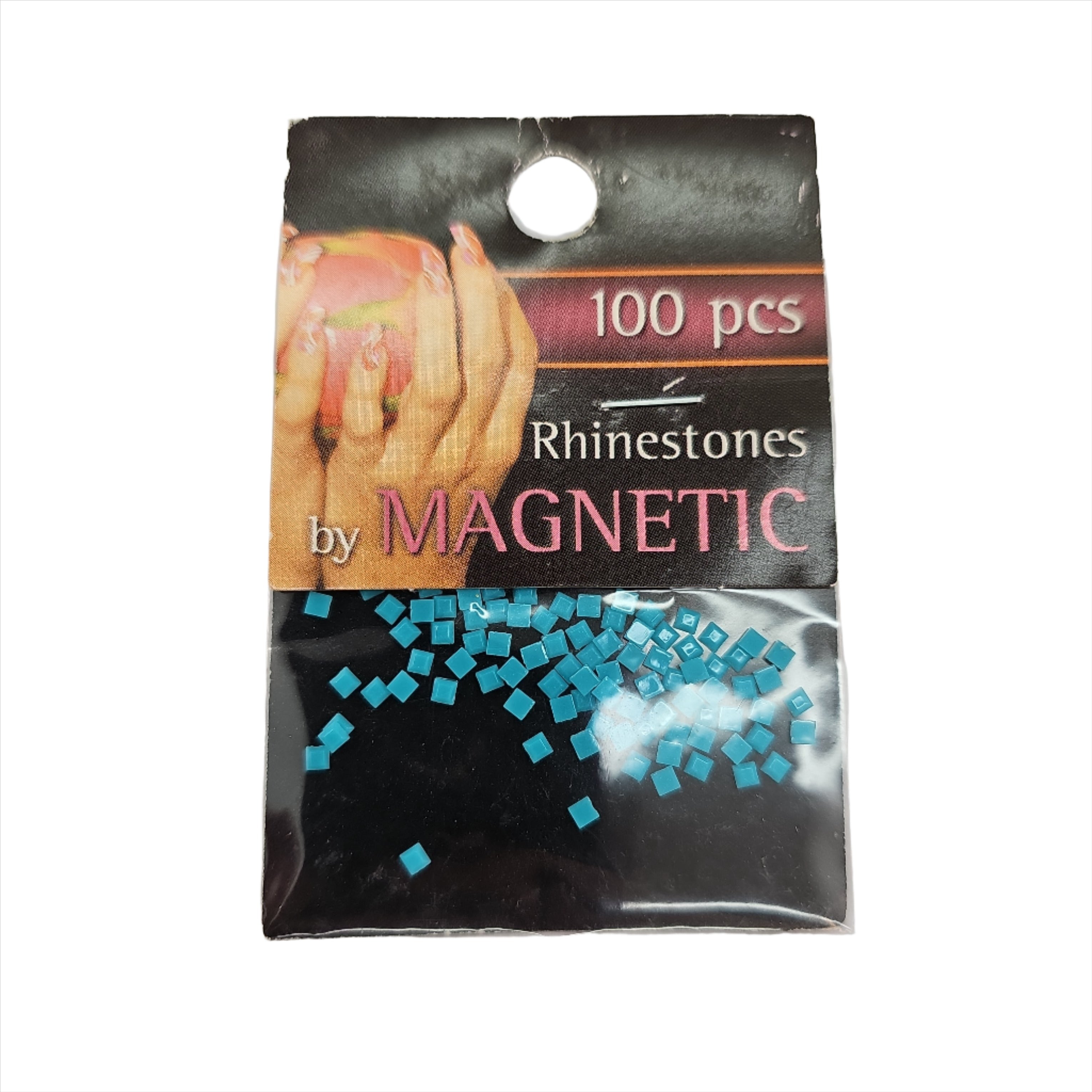 Magnetic Square Turquoise 100 pcs - Creata Beauty - Professional Beauty Products