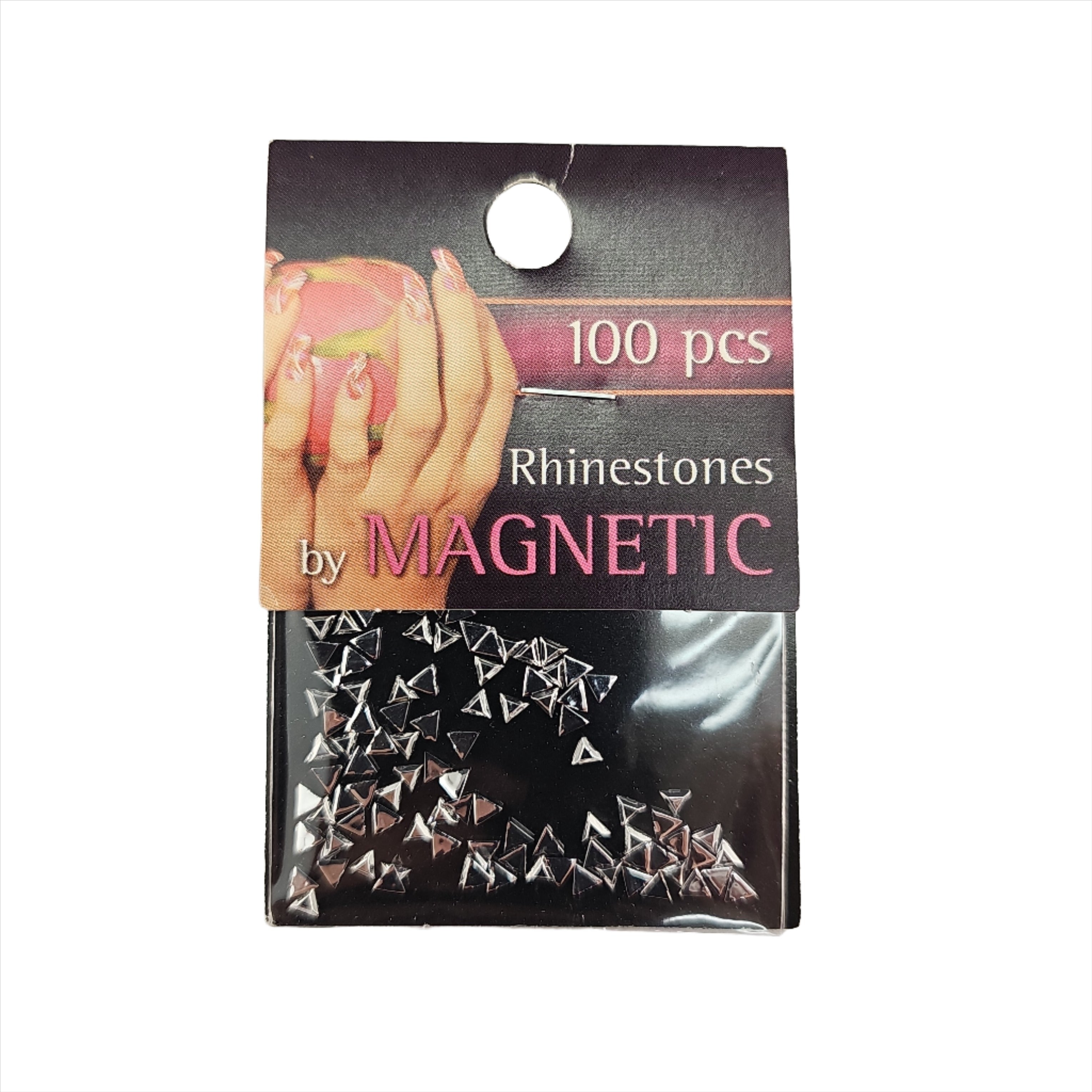 Magnetic Triangle Silver 100 pcs - Creata Beauty - Professional Beauty Products