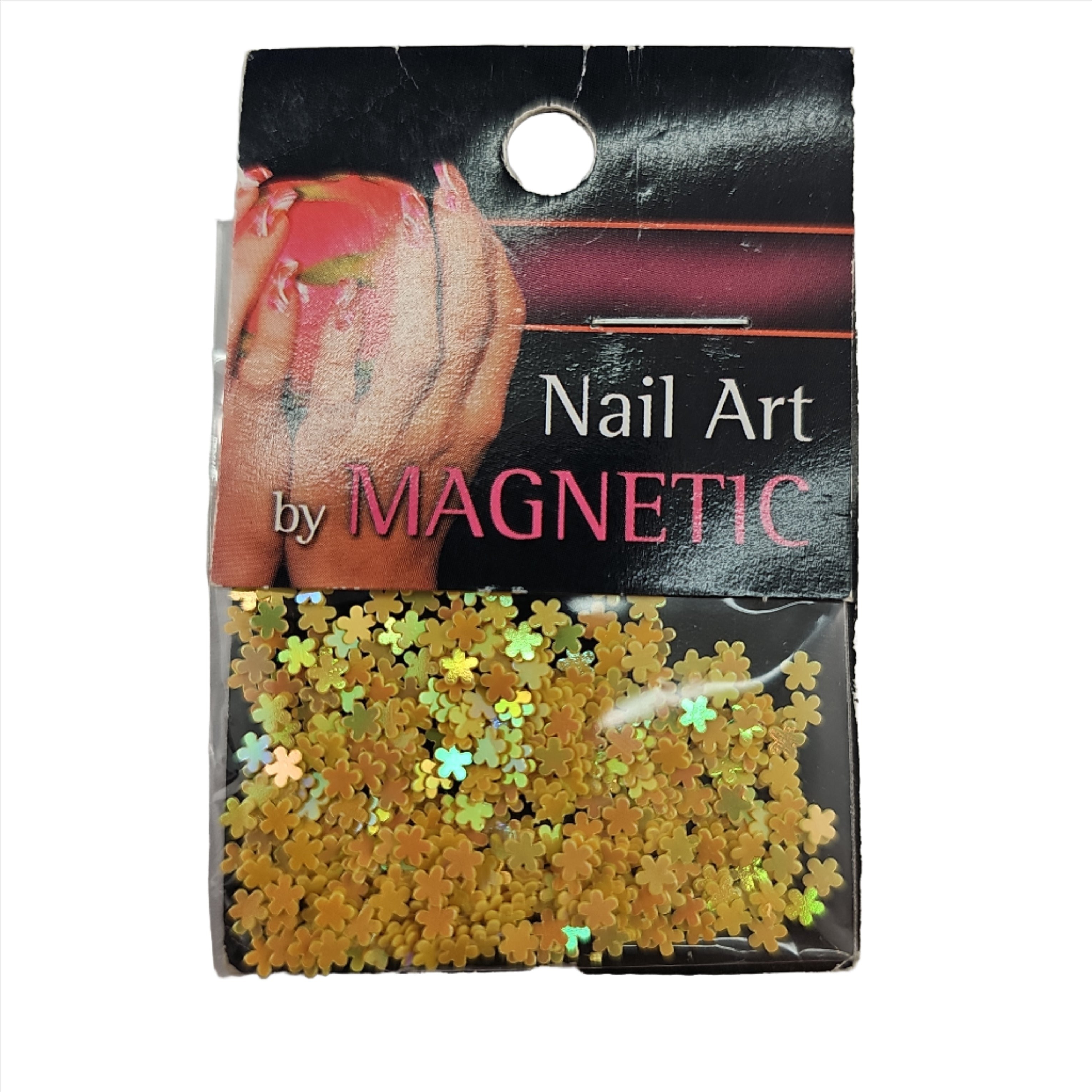 Magnetic Flower Yellow Hologram - Creata Beauty - Professional Beauty Products