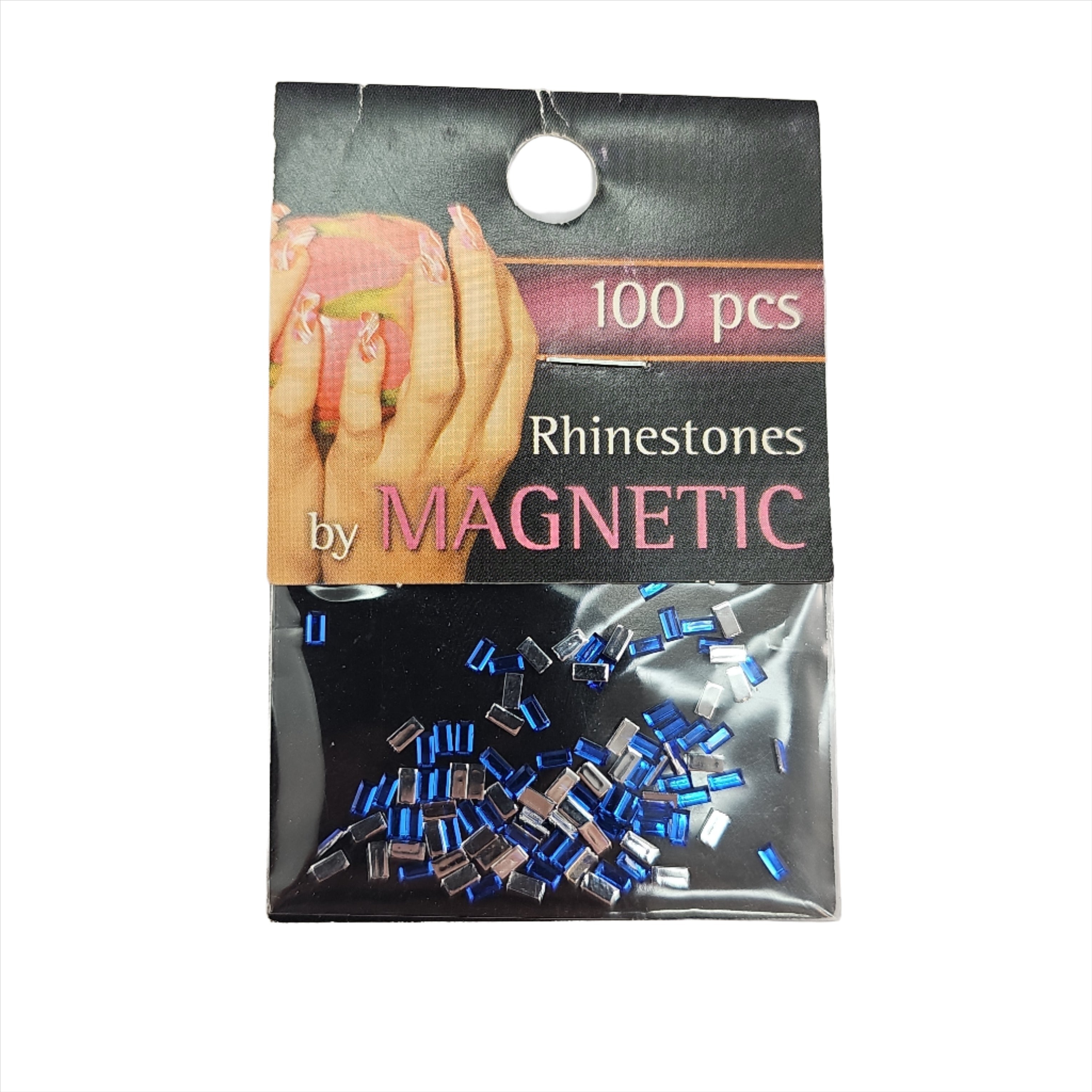 Magnetic Rectangle Blue 100 pcs - Creata Beauty - Professional Beauty Products