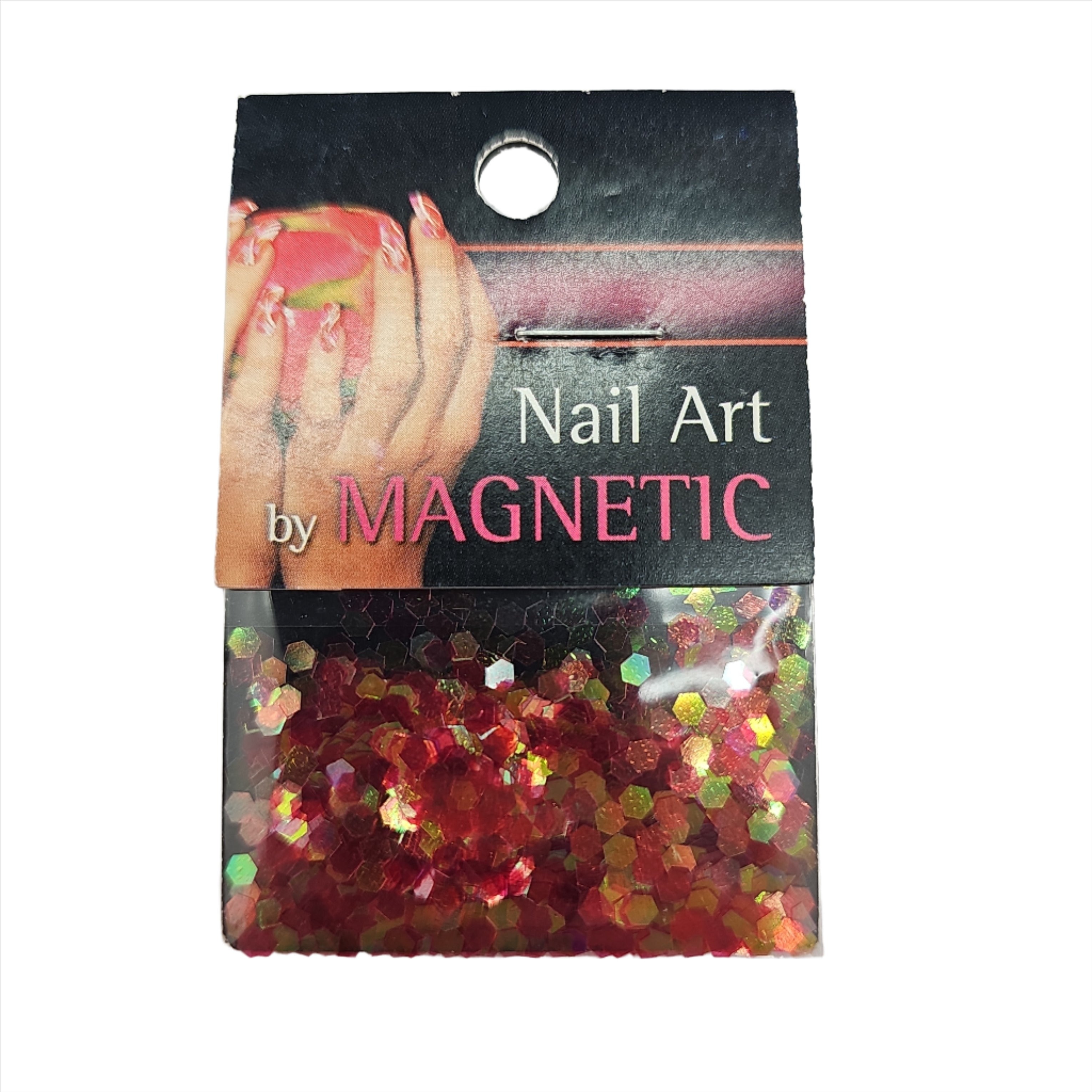 Magnetic Rainbow Hexagons Red - Creata Beauty - Professional Beauty Products