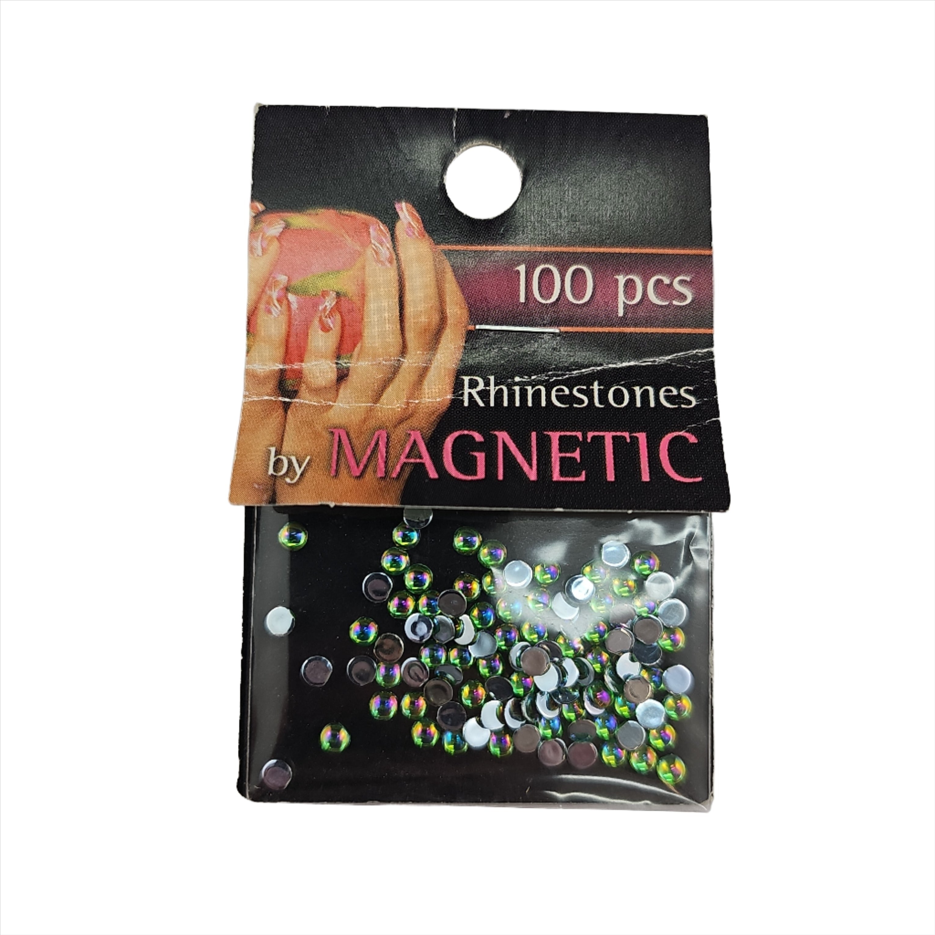 Magnetic Rhinestone L/Green Ice Large 100 pcs - Creata Beauty - Professional Beauty Products