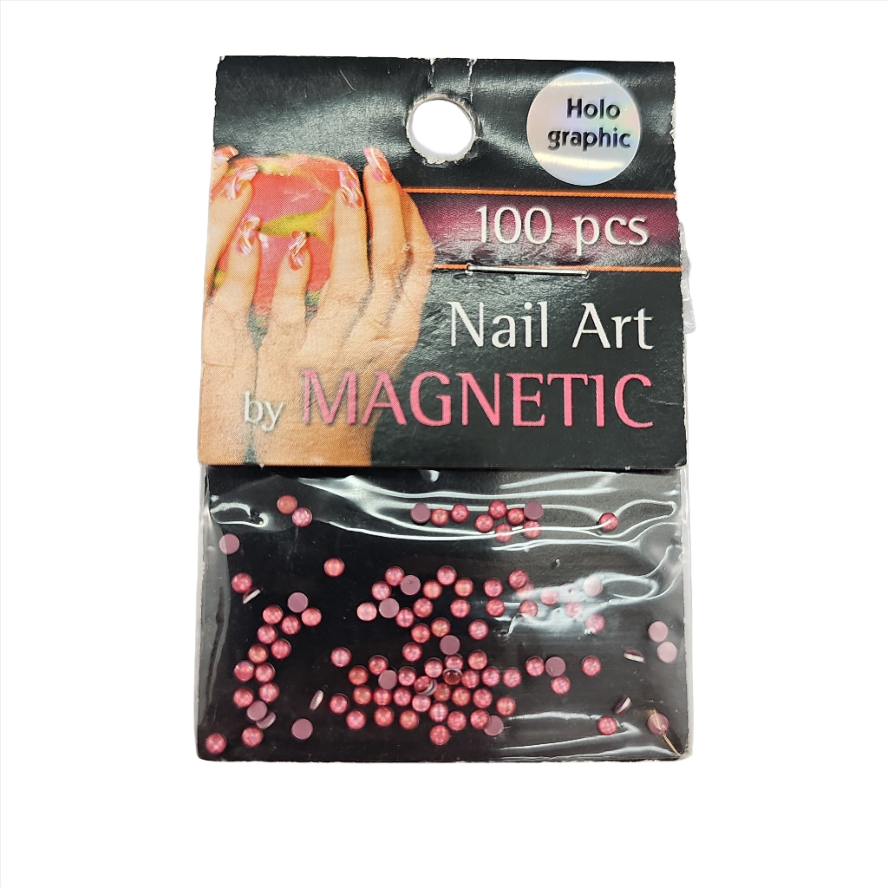 Magnetic Hologram Rhinestones Pink small - Creata Beauty - Professional Beauty Products