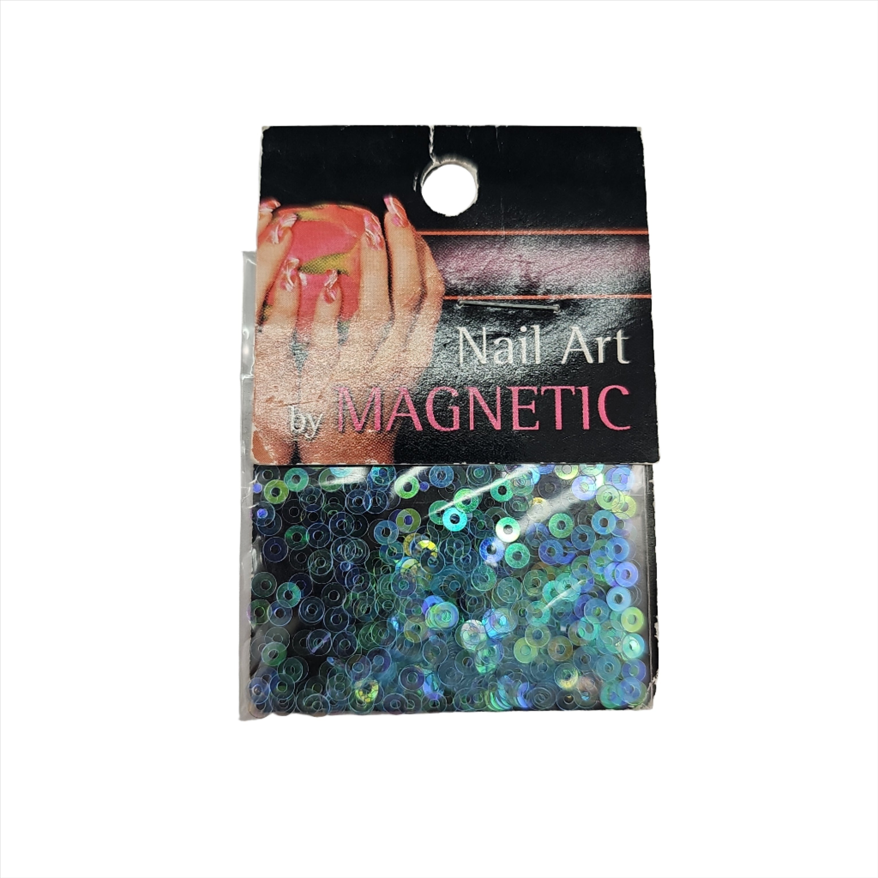 Magnetic Open Circle Hologram Blue - Creata Beauty - Professional Beauty Products