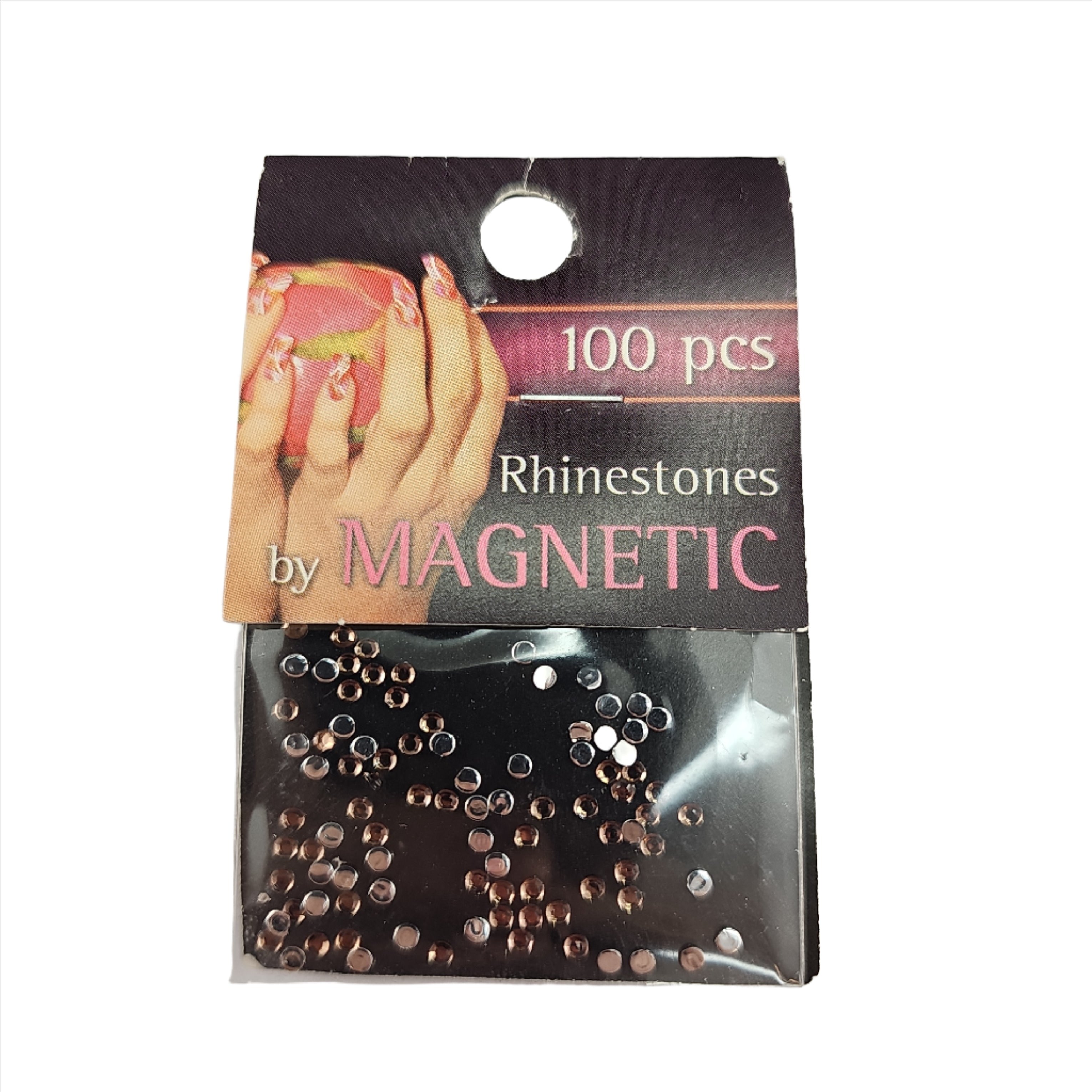 Magnetic Rhinestones Topaz Medium 100 pcs - Creata Beauty - Professional Beauty Products