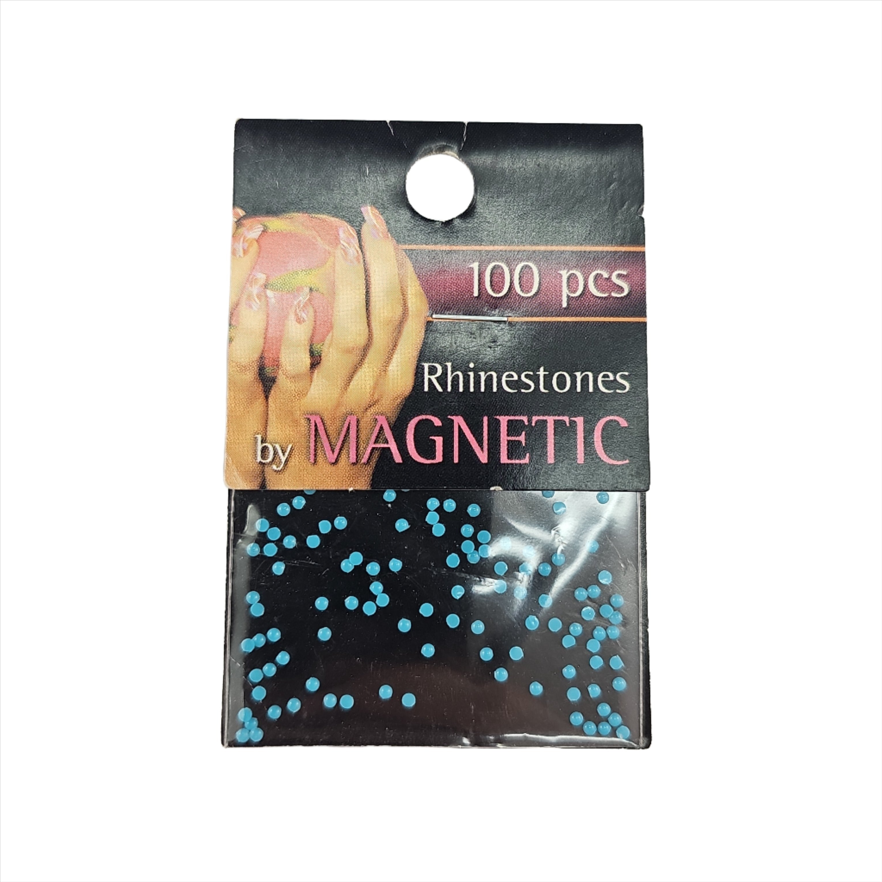 Magnetic Turquoise Round Small 100 pcs - Creata Beauty - Professional Beauty Products