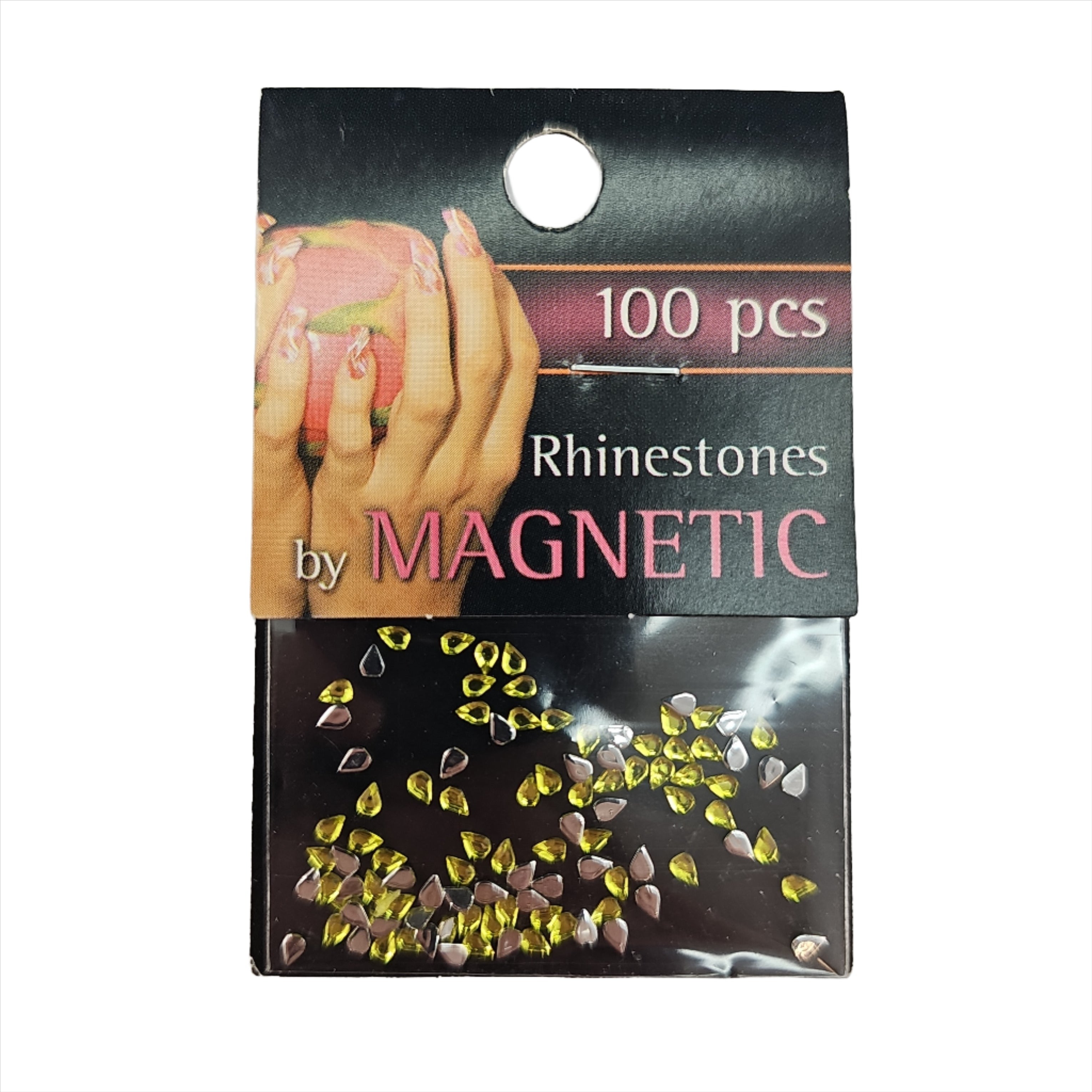 Magnetic Teardrop Yellow 100 pcs - Creata Beauty - Professional Beauty Products