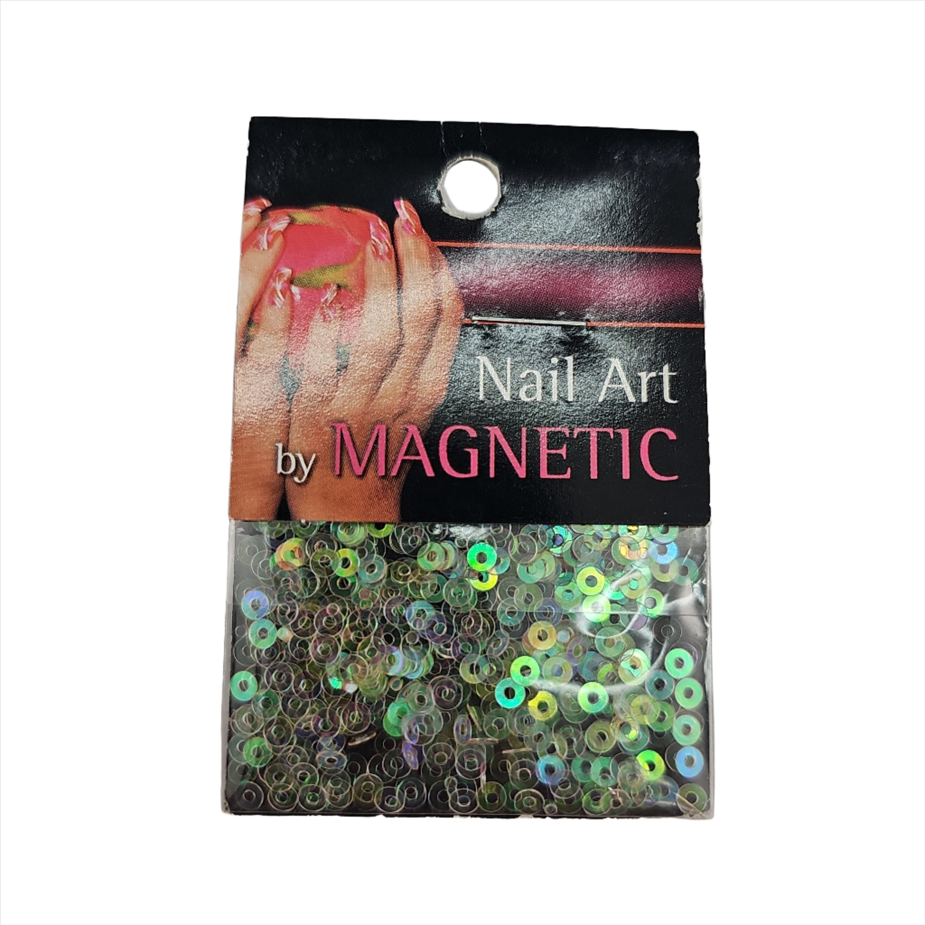 Magnetic Open Circle Hologram White - Creata Beauty - Professional Beauty Products