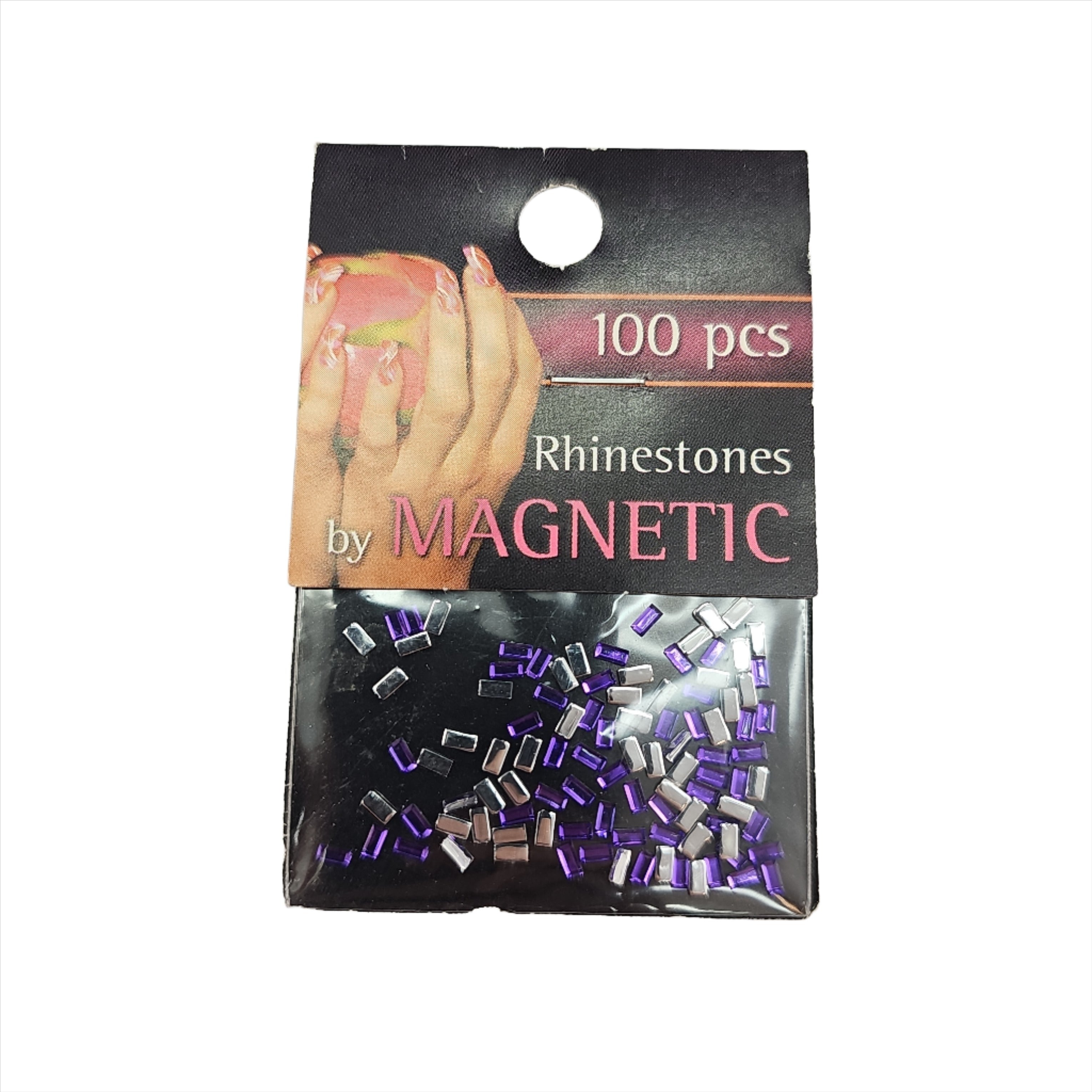 Magnetic Rectangle Purple 100 pcs - Creata Beauty - Professional Beauty Products