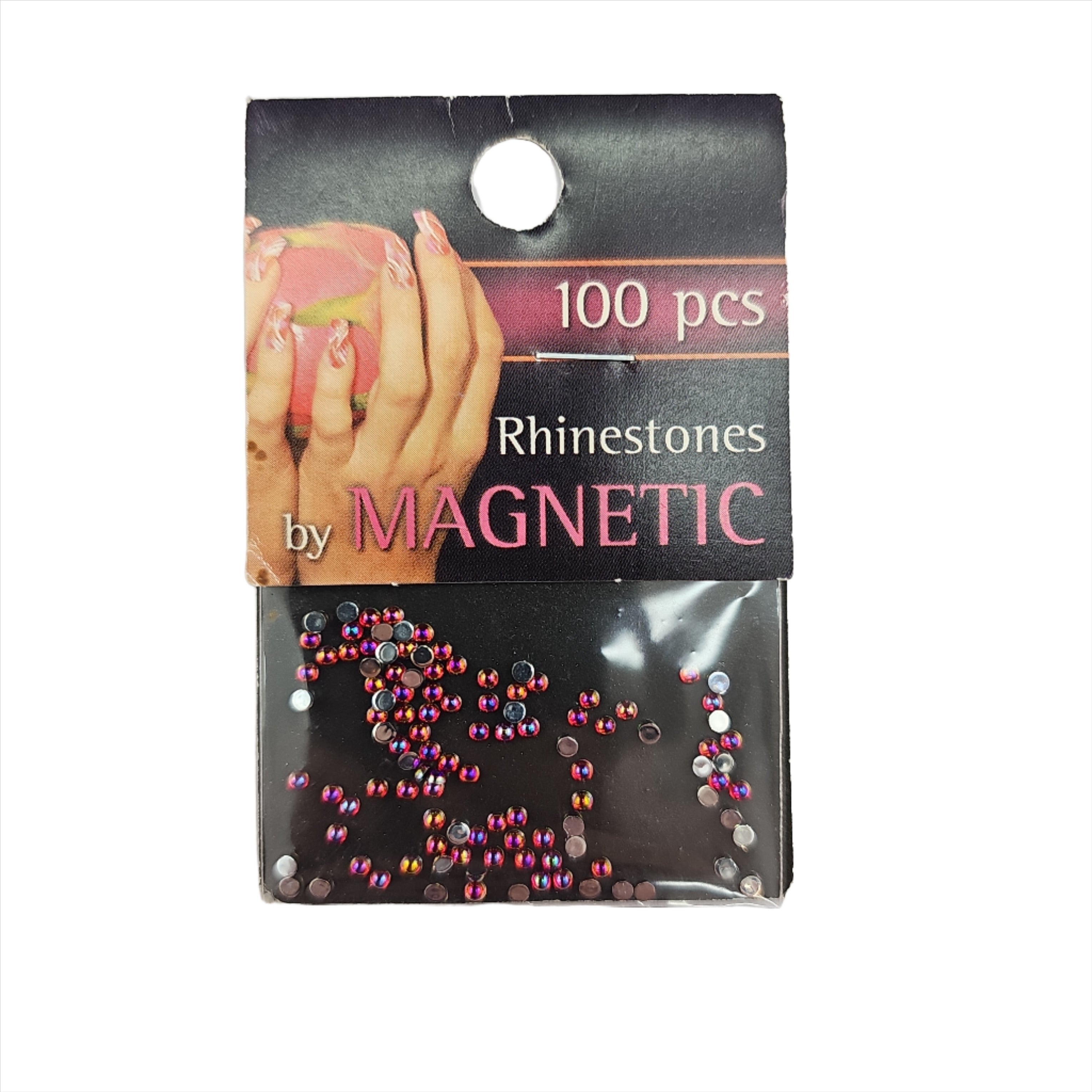 Magnetic Rhinestone Red Ice Medium 100 pcs - Creata Beauty - Professional Beauty Products