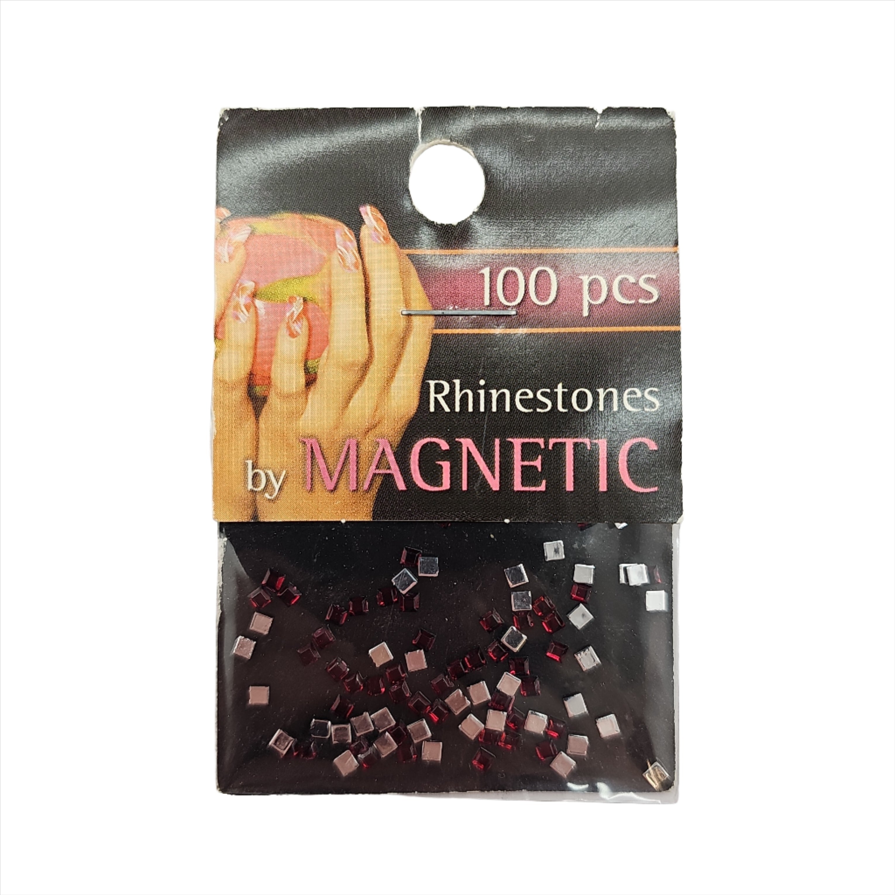 Magnetic Square Dark Red 100 pcs - Creata Beauty - Professional Beauty Products