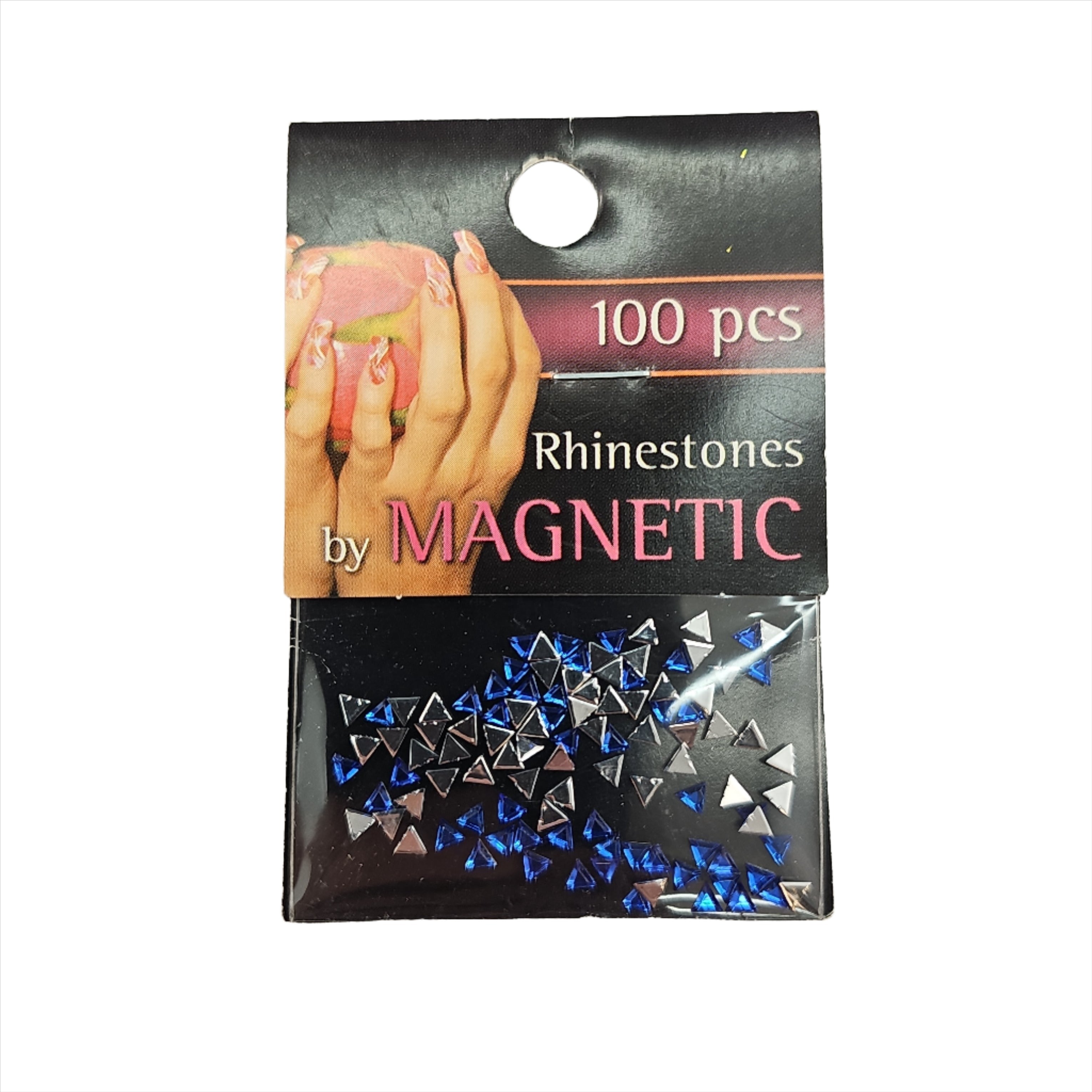 Magnetic Triangle Dark Blue 100 pcs - Creata Beauty - Professional Beauty Products