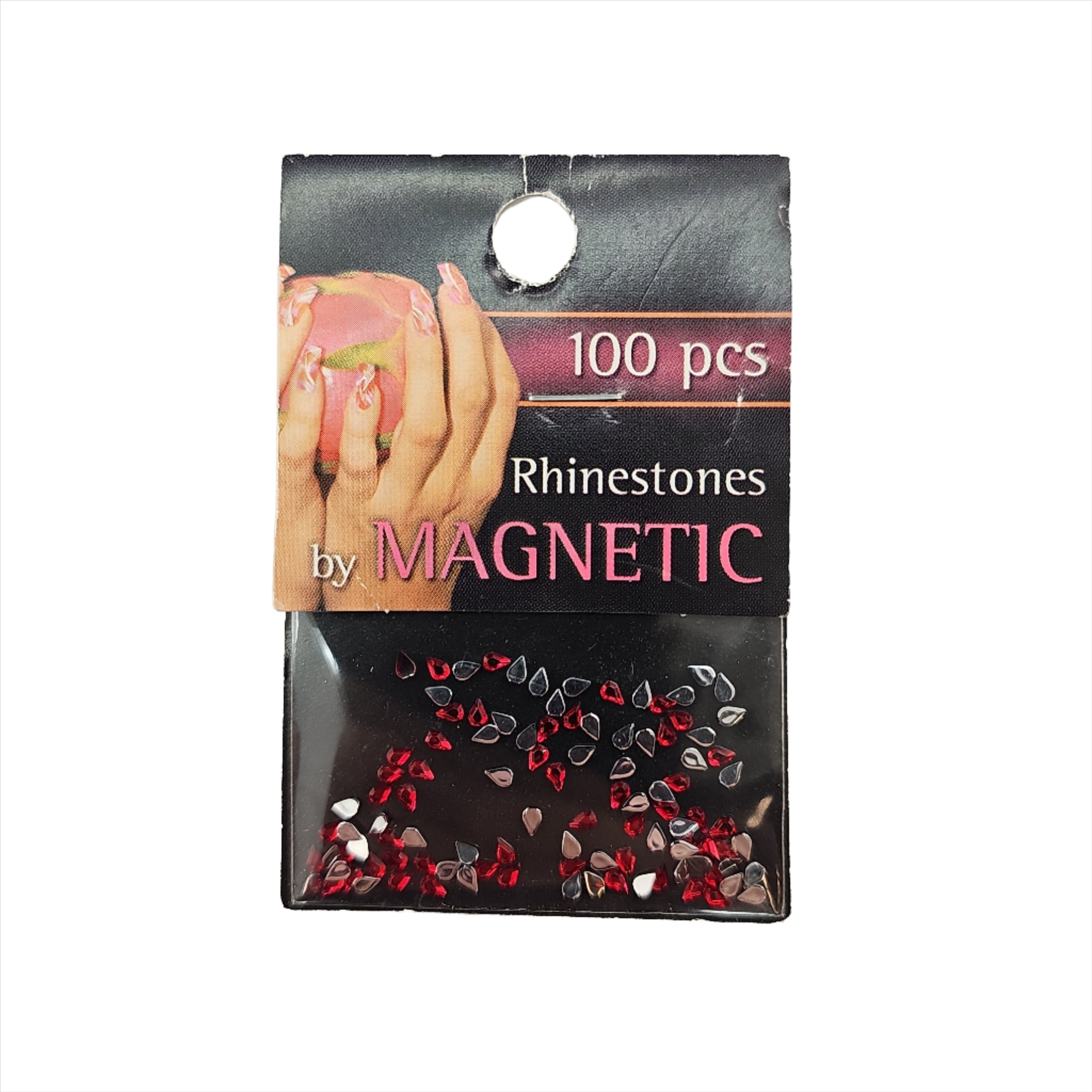 Magnetic Teardrop Red 100 pcs - Creata Beauty - Professional Beauty Products