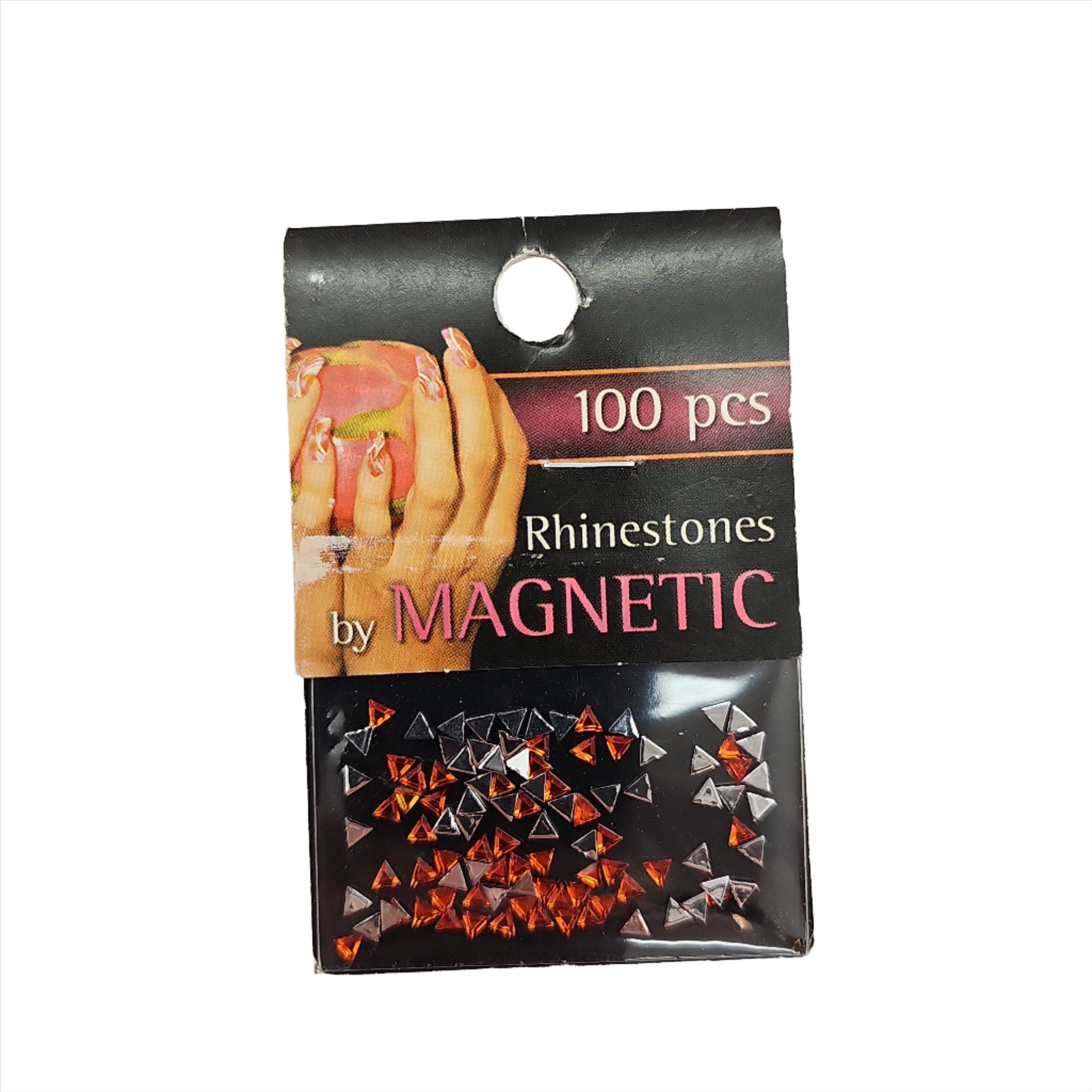 Magnetic Triangle Orange 100 pcs - Creata Beauty - Professional Beauty Products