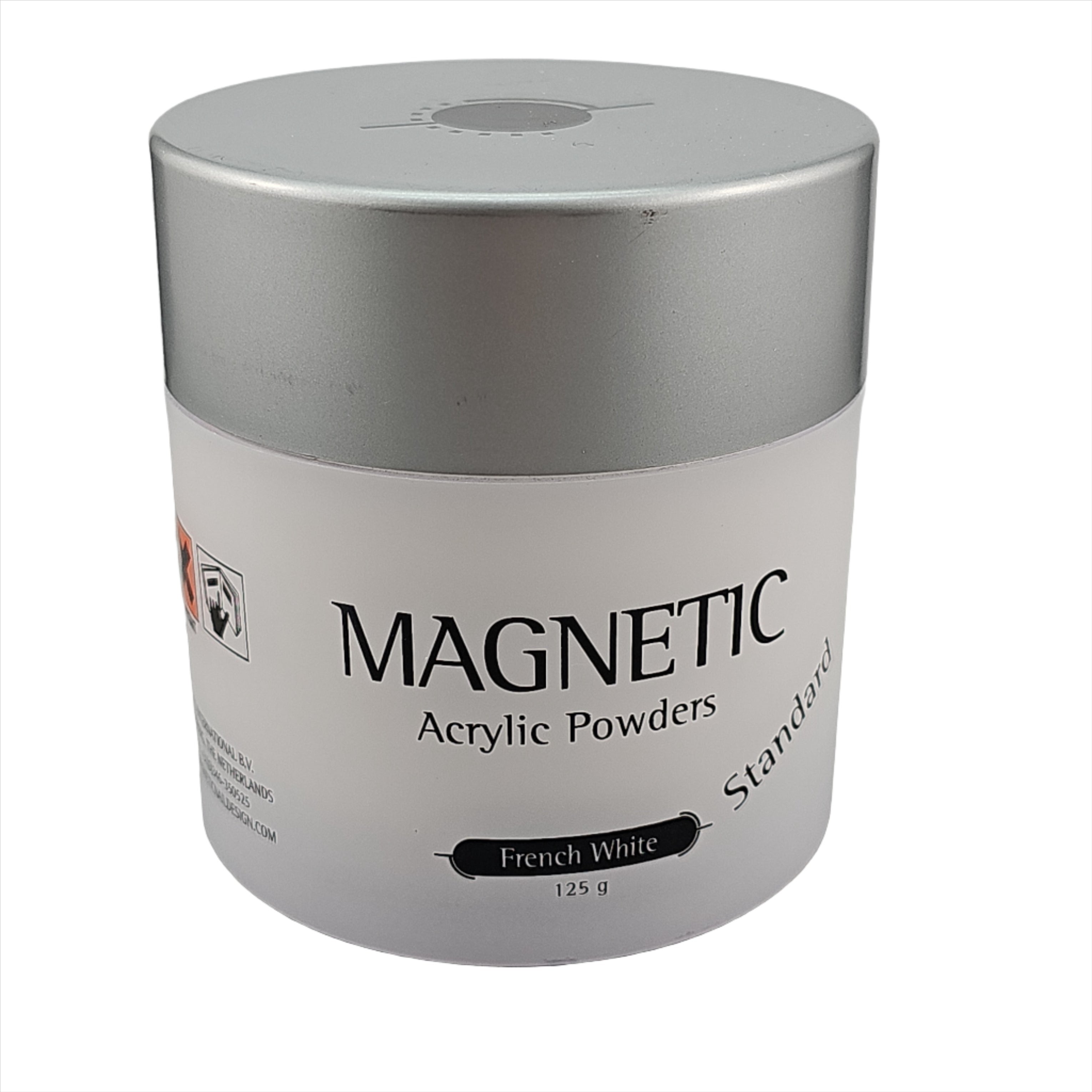 Magnetic Acrylic Powder Standard French White 125g - Creata Beauty - Professional Beauty Products