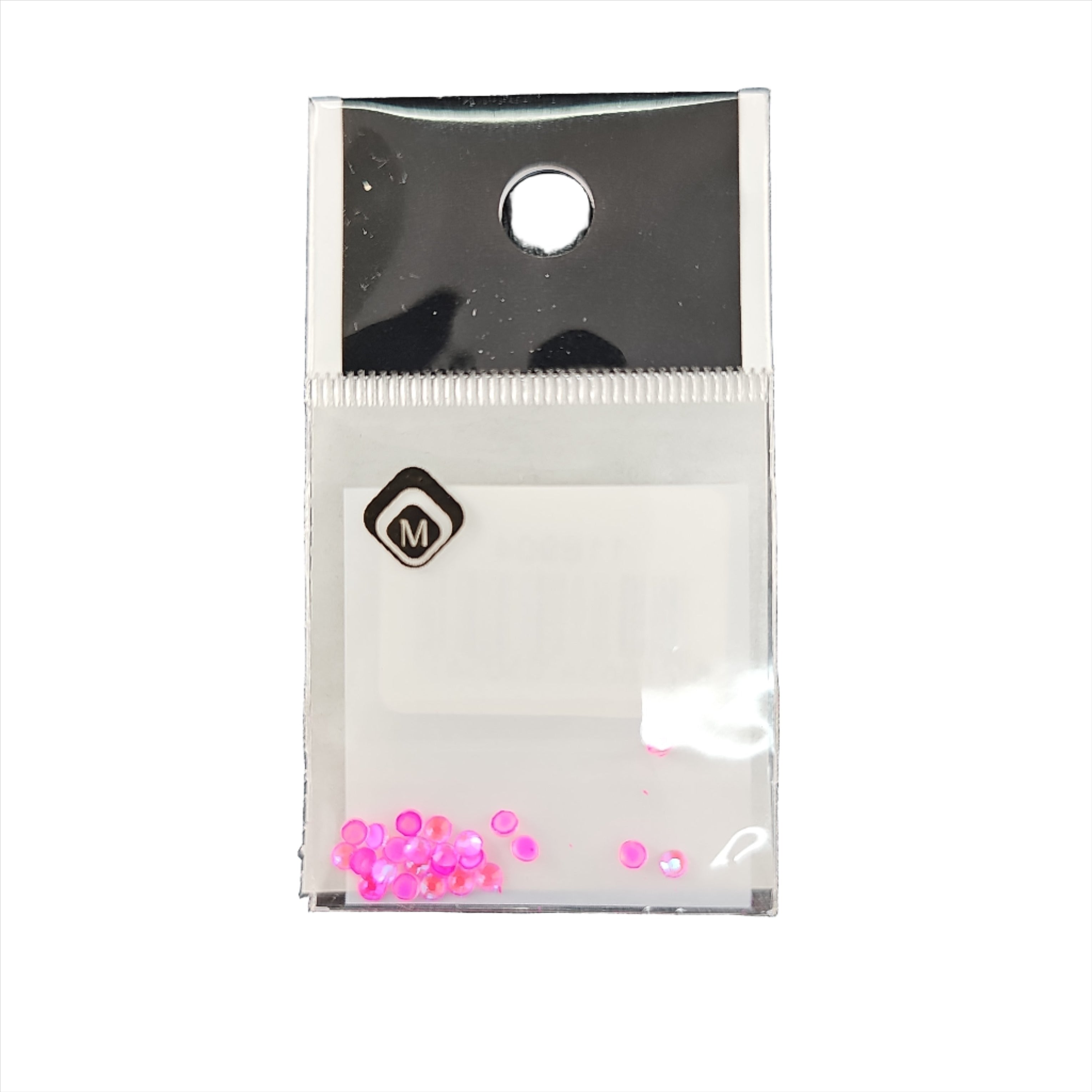 Magnetic Rhinestones Neon Pink 24 pcs S - Creata Beauty - Professional Beauty Products