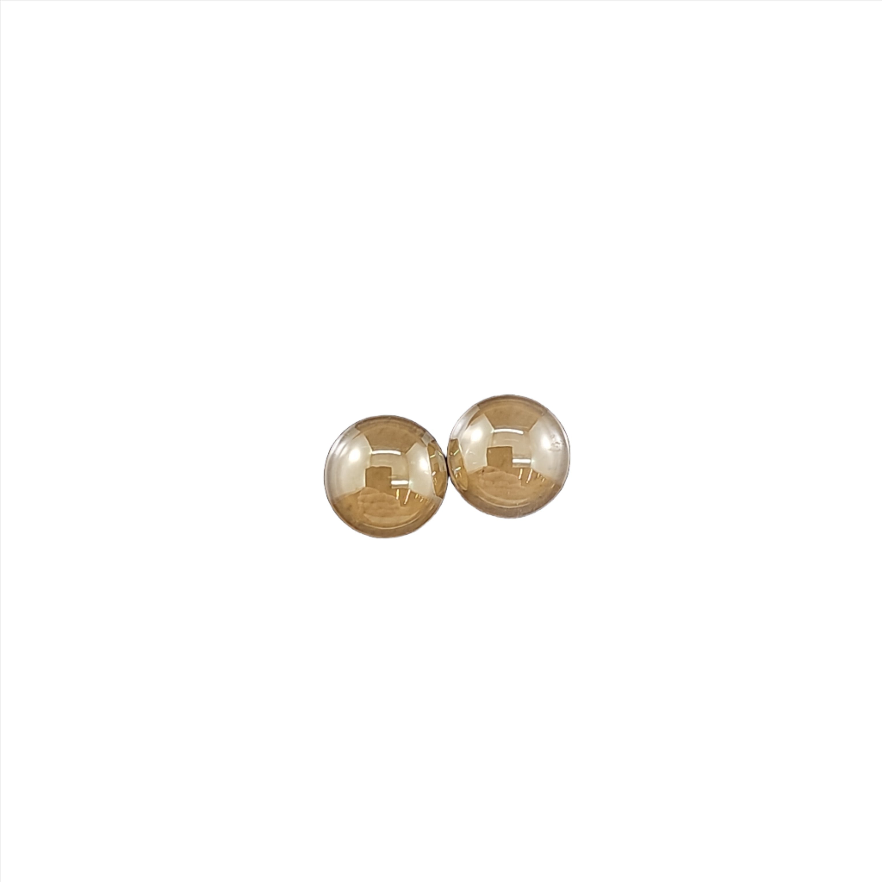 Swarovski Chrystal cabochon golden shadow 7mm 2pcs - Creata Beauty - Professional Beauty Products