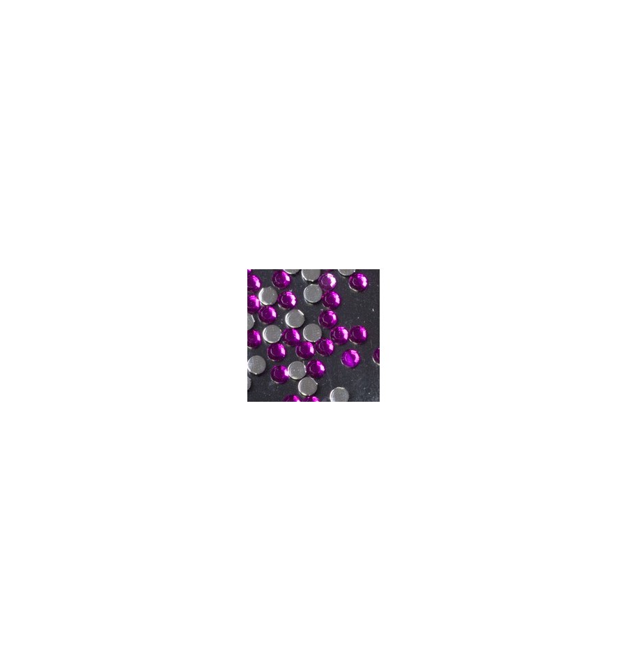 Magnetic Rhinestone Fuchsia M 100 pcs - Creata Beauty - Professional Beauty Products