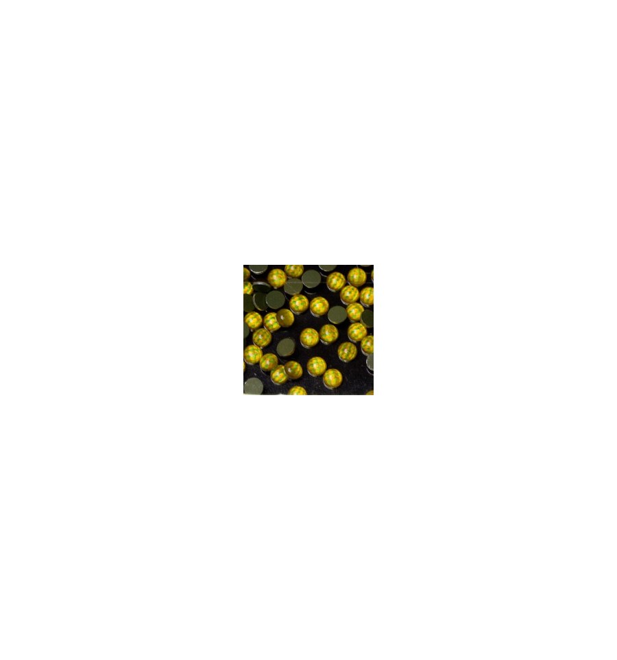 Magnetic Hologram Rhinestones Yellow Medium - Creata Beauty - Professional Beauty Products