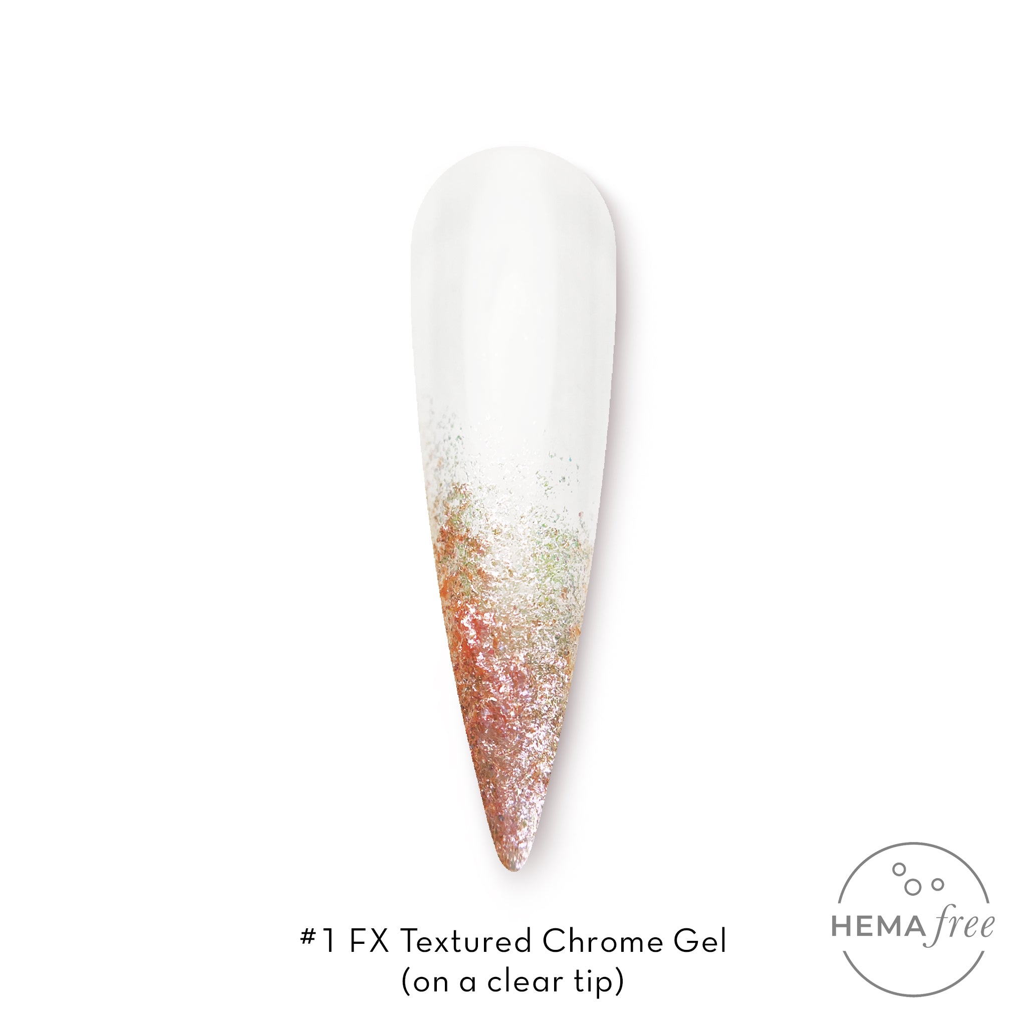 Fuzion FX - Textured Chrome Gel Collection - Shade #1-8