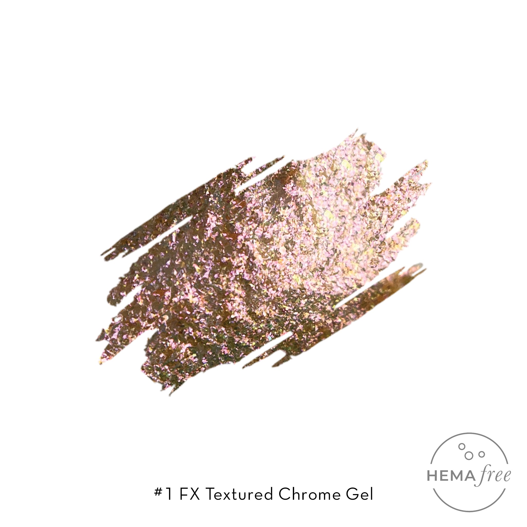 Fuzion FX - Textured Chrome Gel Collection - Shade #1-8