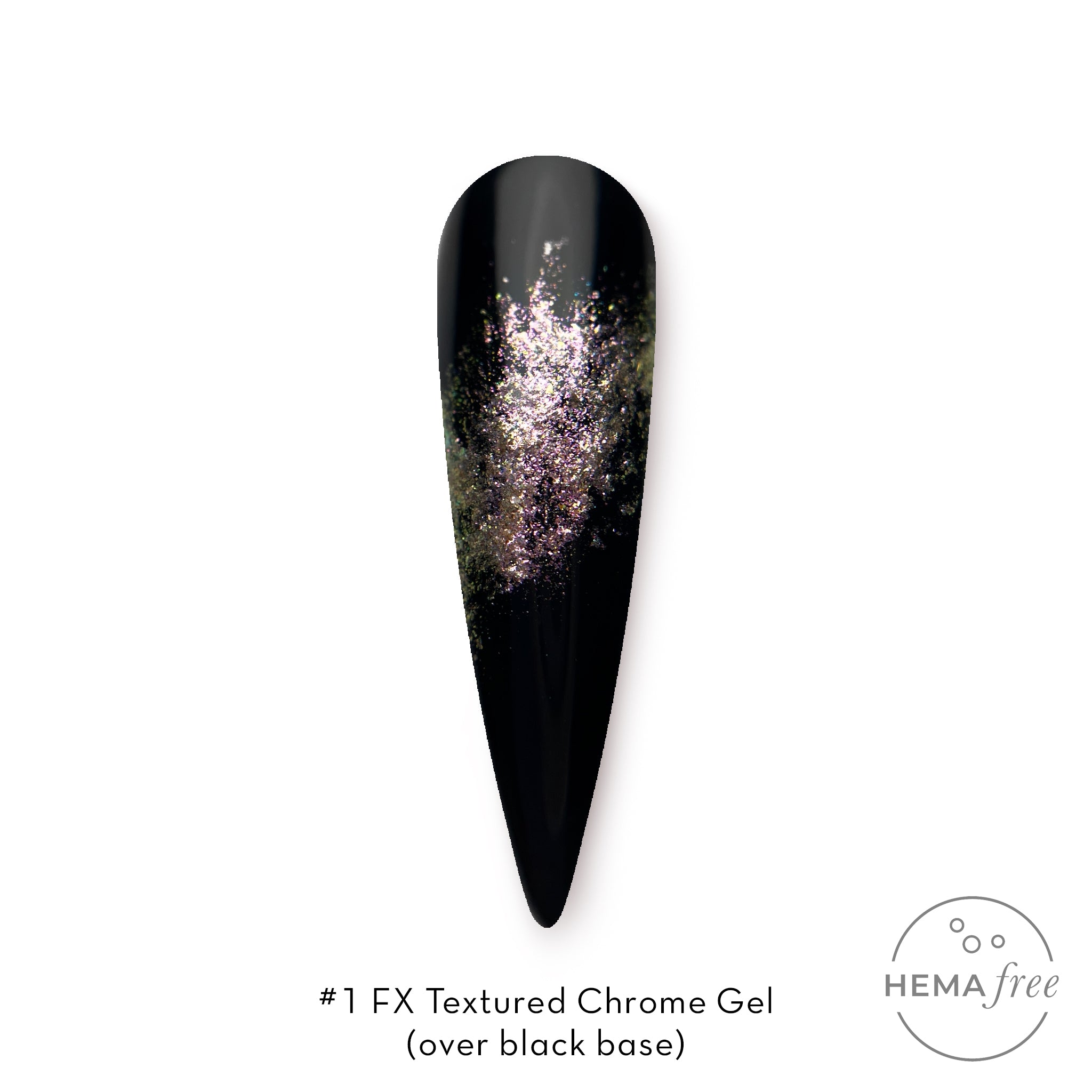 Fuzion FX - Textured Chrome Gel Collection - Shade #1-8