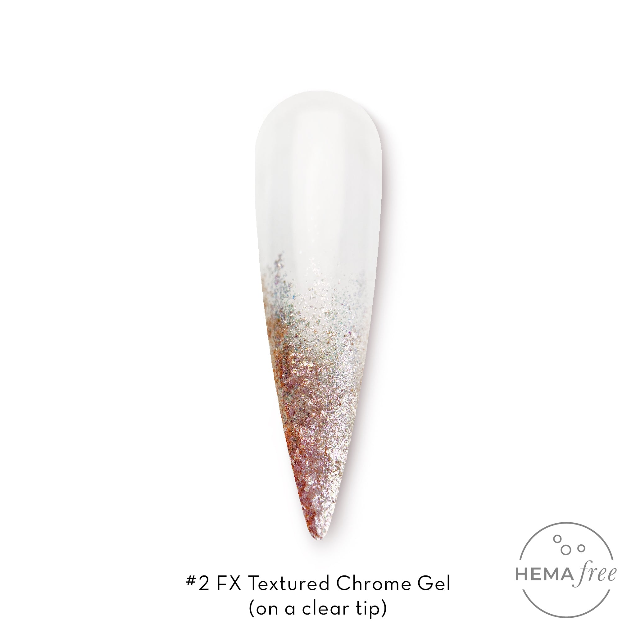 Fuzion FX - Textured Chrome Gel Collection - Shade #1-8