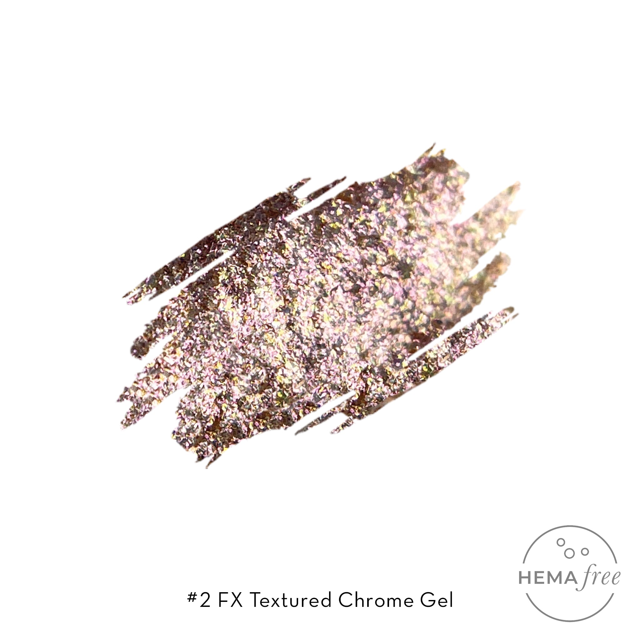 Fuzion FX - Textured Chrome Gel Collection - Shade #1-8