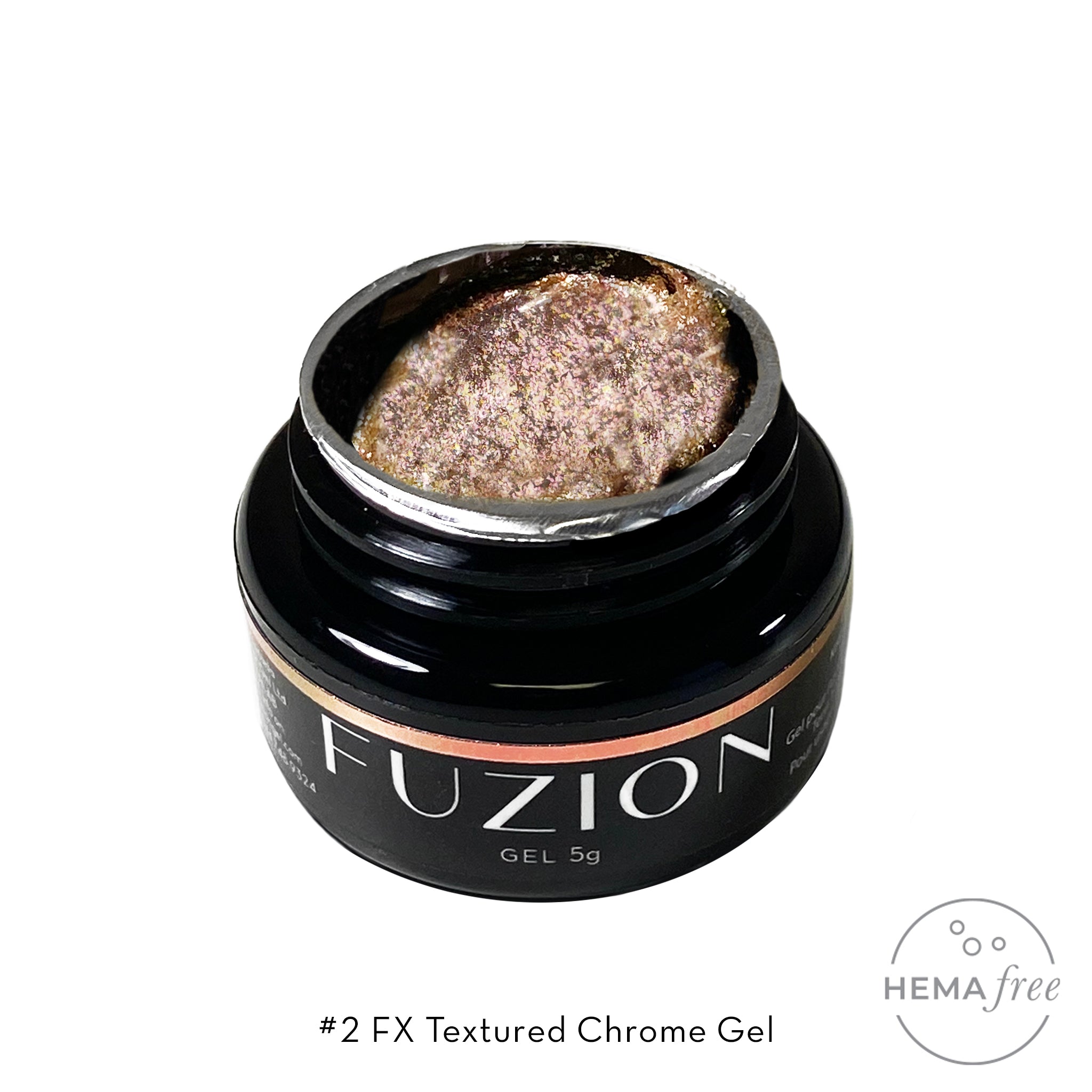 Fuzion FX - Textured Chrome Gel Collection - Shade #1-8