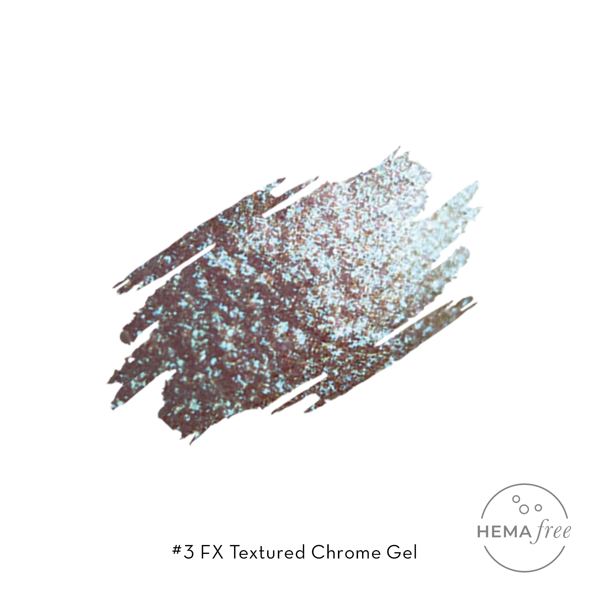 Fuzion FX - Textured Chrome Gel Collection - Shade #1-8