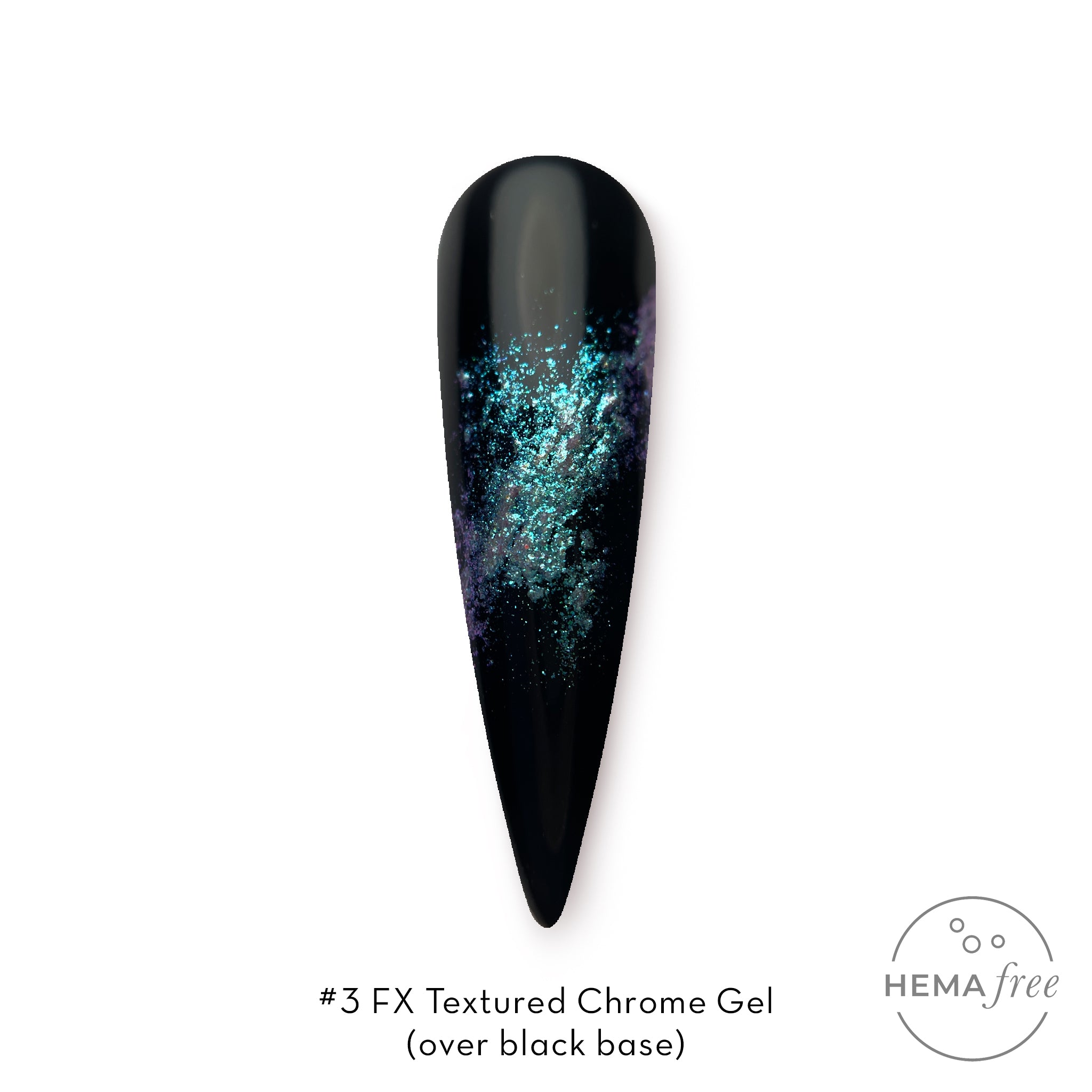 Fuzion FX - Textured Chrome Gel Collection - Shade #1-8