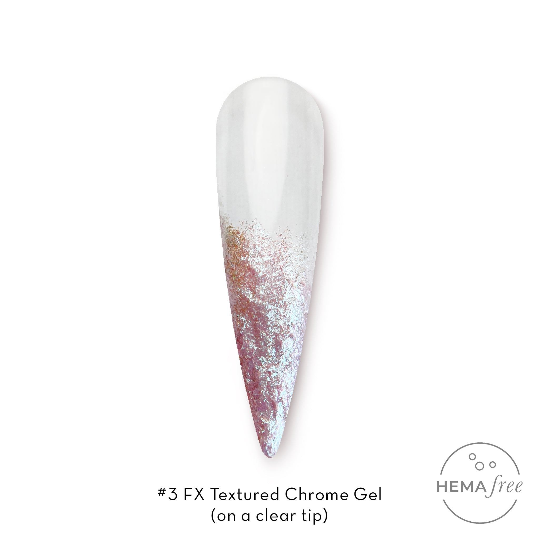 Fuzion FX - Textured Chrome Gel Collection - Shade #1-8