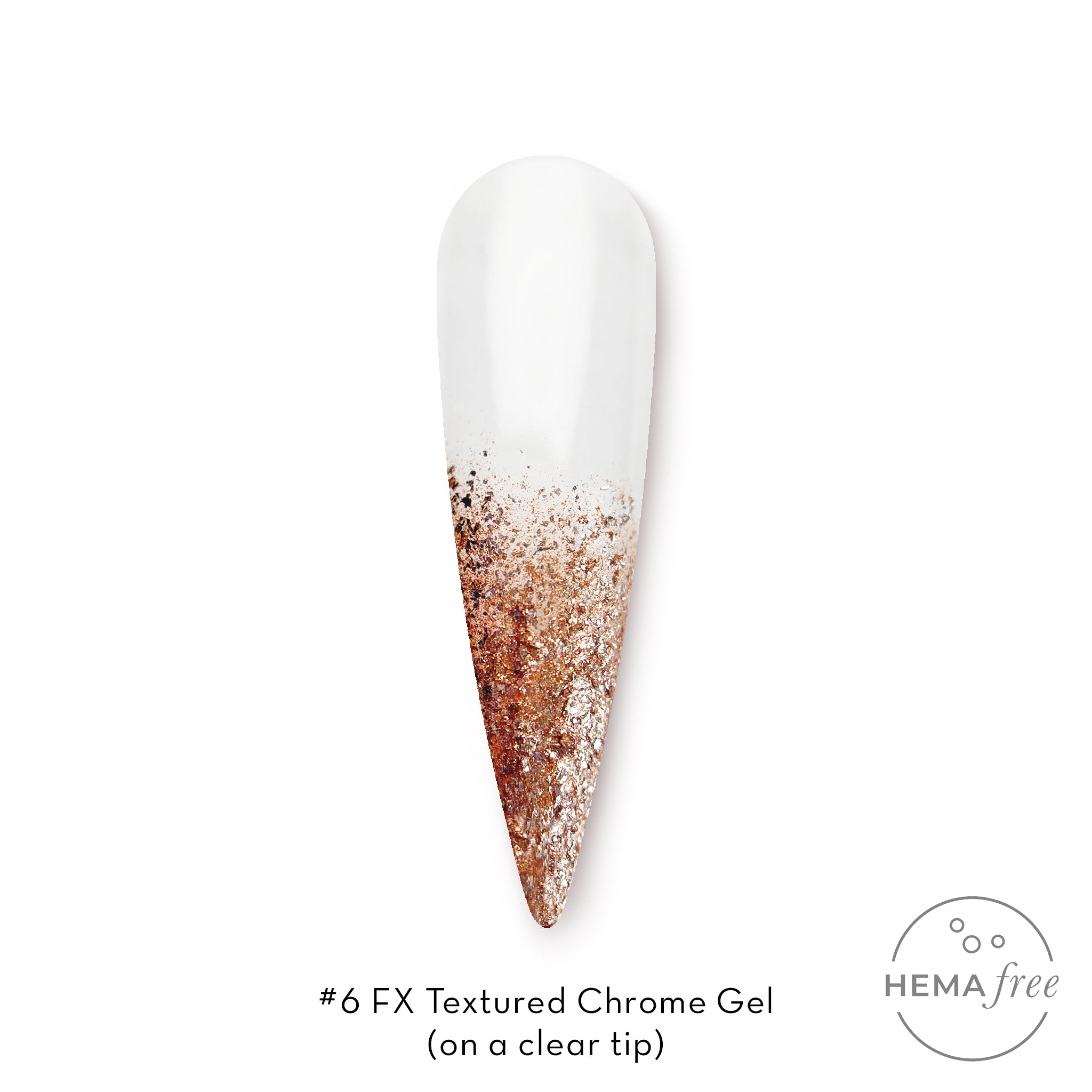 Fuzion FX - Textured Chrome Gel Collection - Shade #1-8